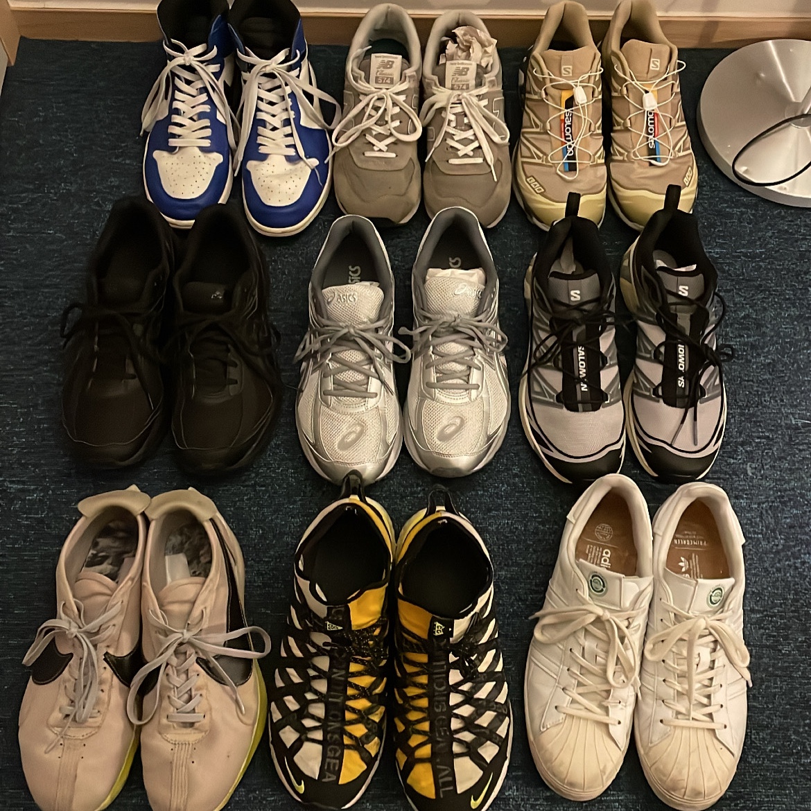Nike Moon Racer String, Nike ACG React Terra Gobe Barely Volt 착용 스타일