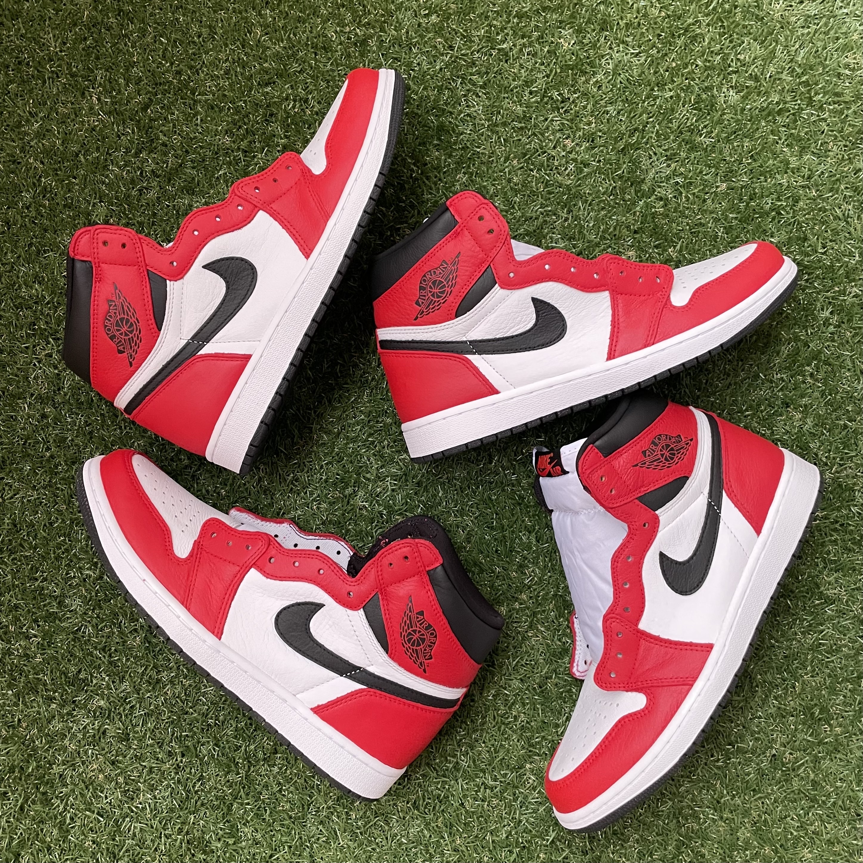 Jordan 1 Retro High OG Light Fusion Red 착용 스타일 - 1
