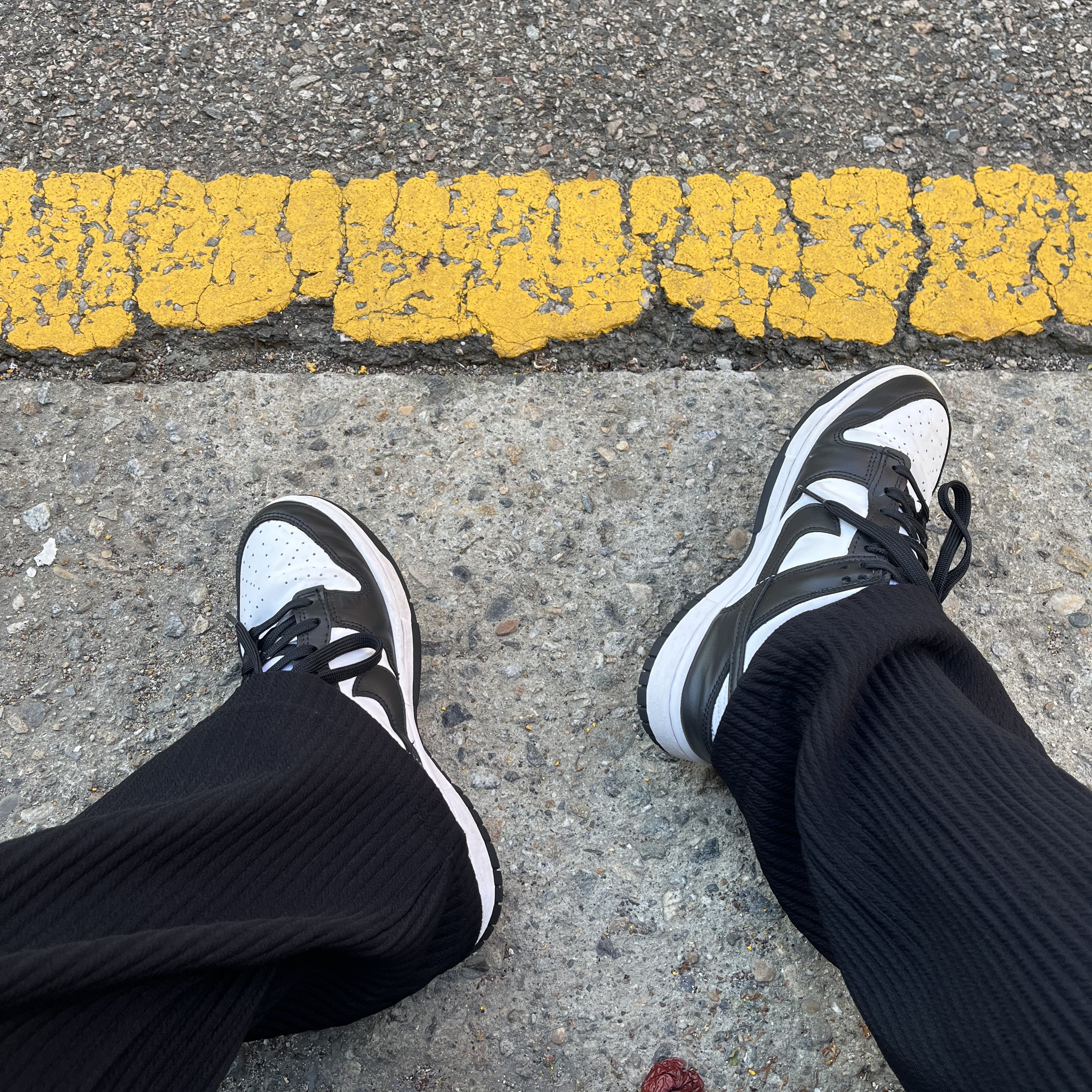 (W) Nike Dunk Low Black, Nike Dunk Low Retro Black 착용 스타일