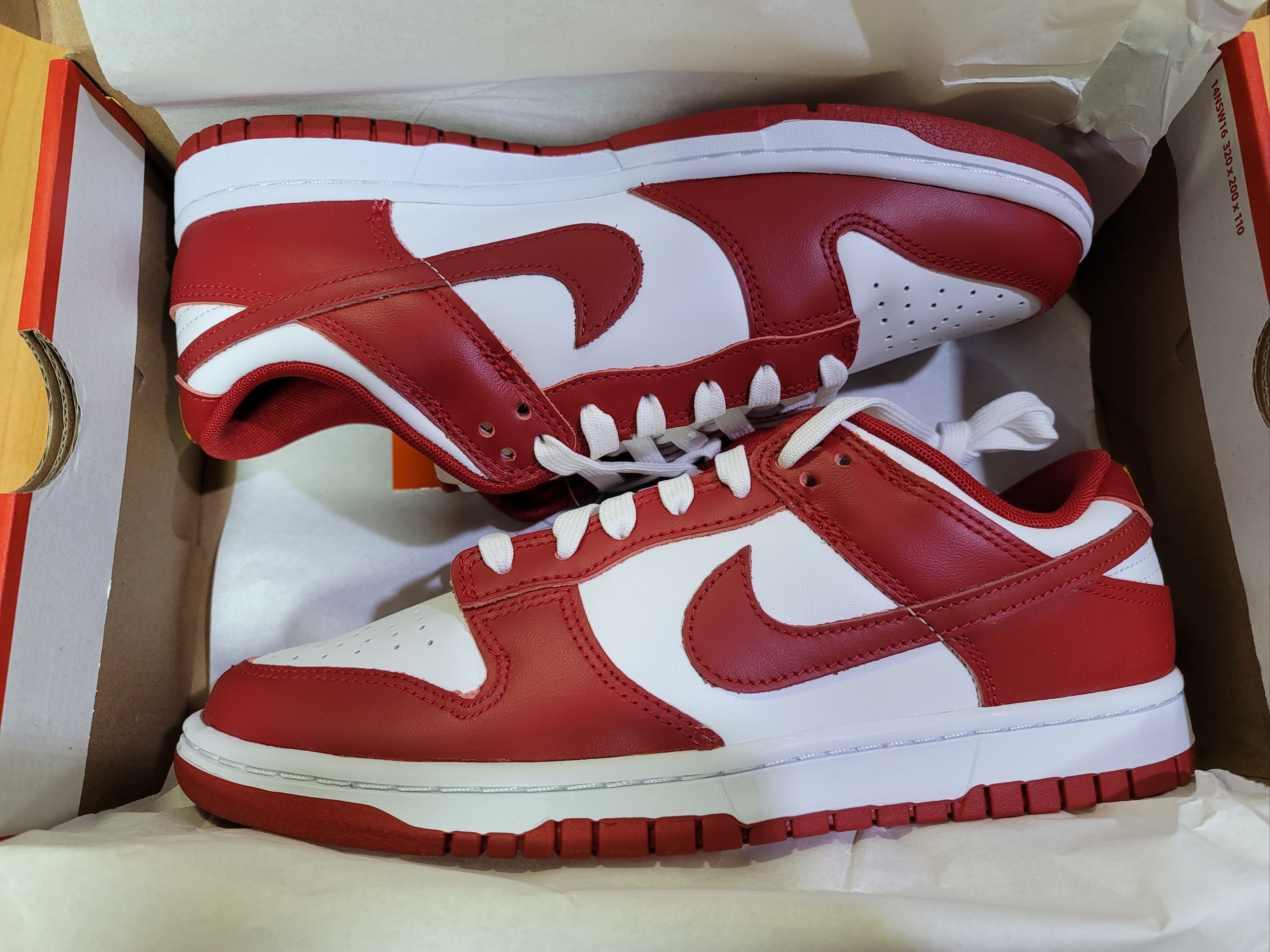 Nike Dunk Low Retro Gym Red 착용 스타일 - 2