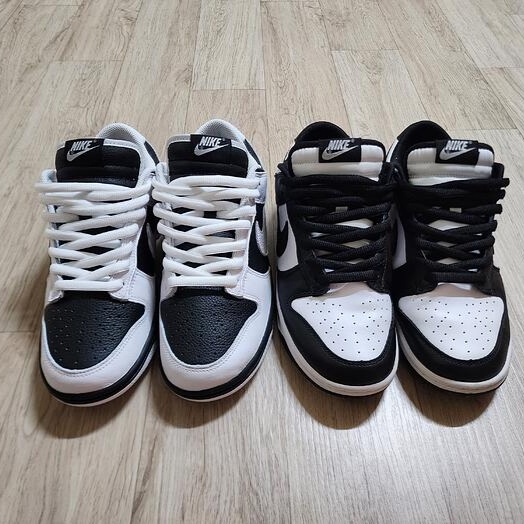 Nike Dunk Low Retro Black, Nike Dunk Low Retro Black White 착용 스타일 - 3