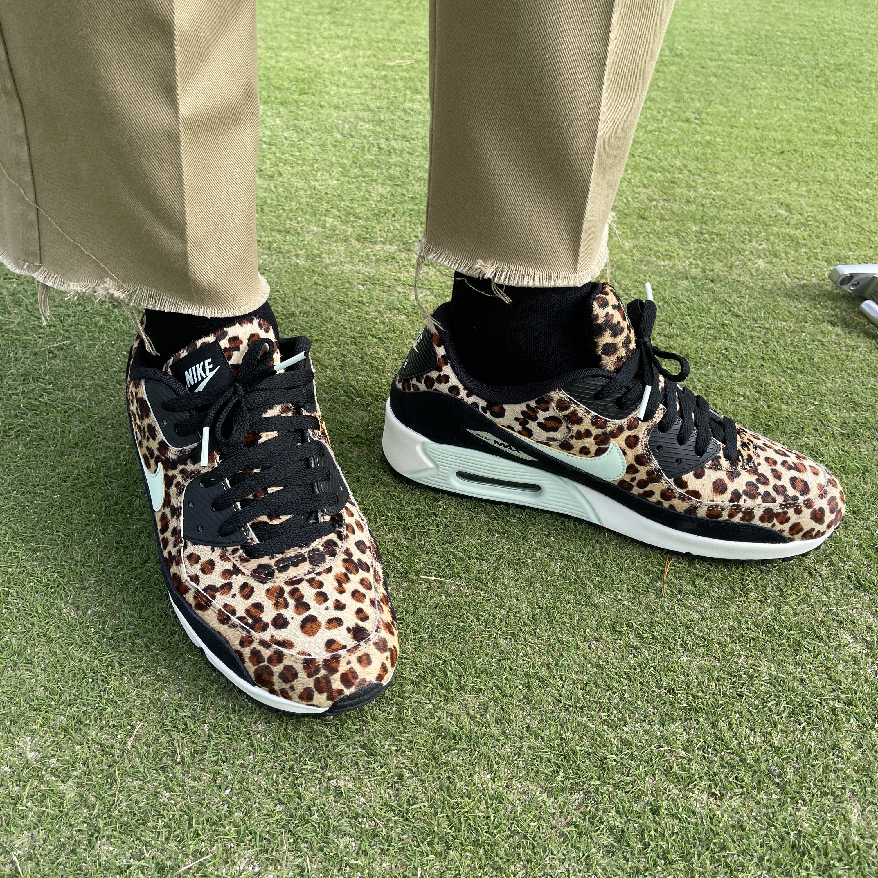Nike Air Max 90 G NRG Leopard 착용 스타일 - 4