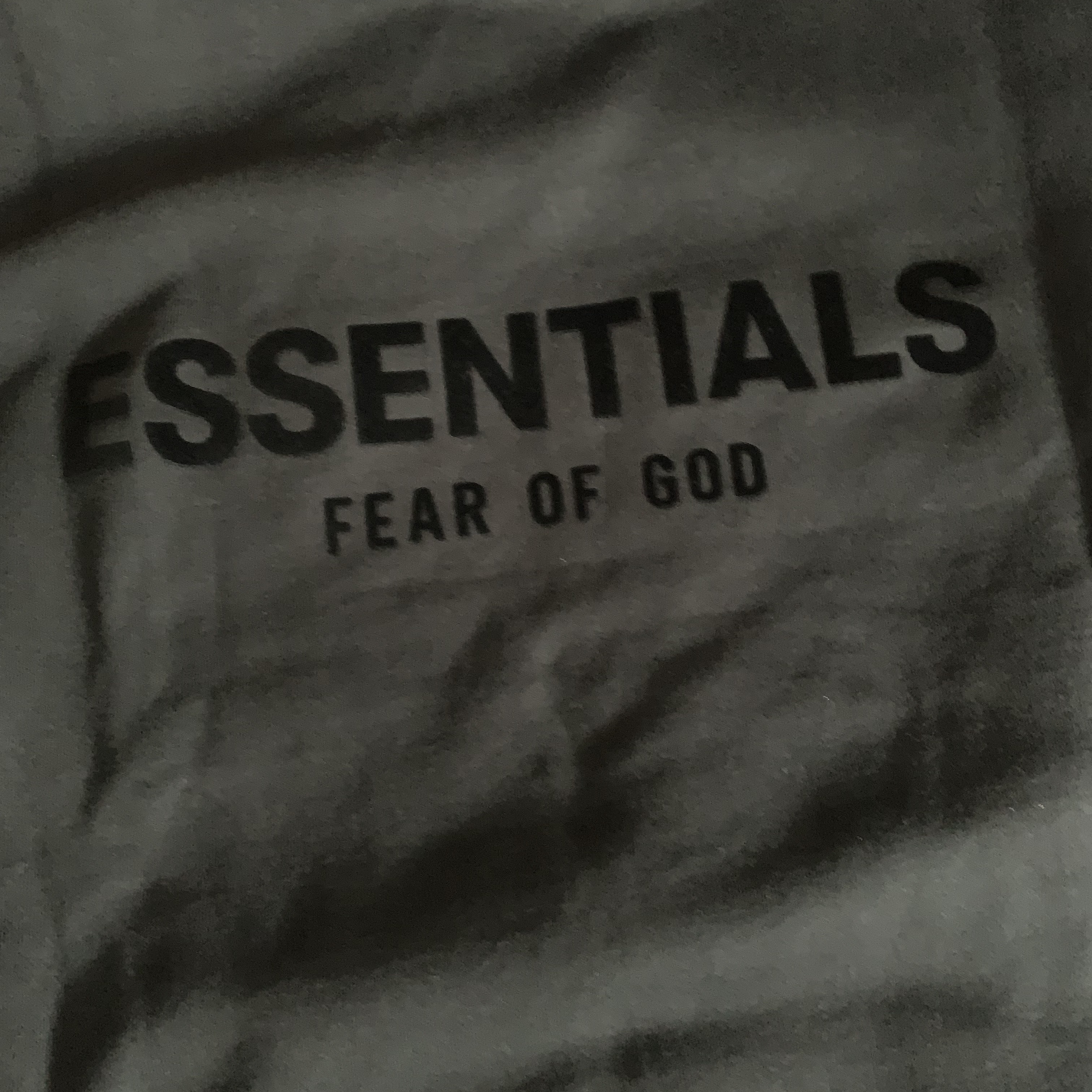 Essentials The Core Collection Hoodie Stretch Limo 착용 스타일 - 1