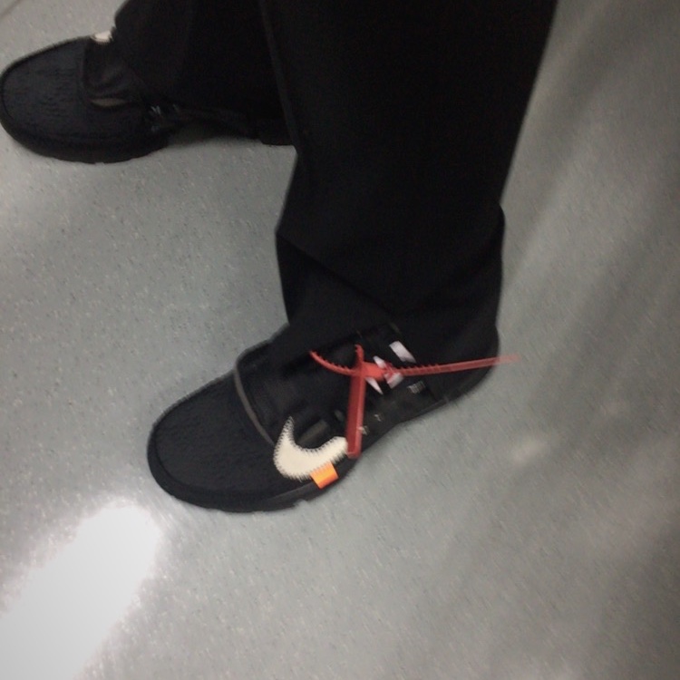 Nike x Off-White Air Presto Black 착용 스타일