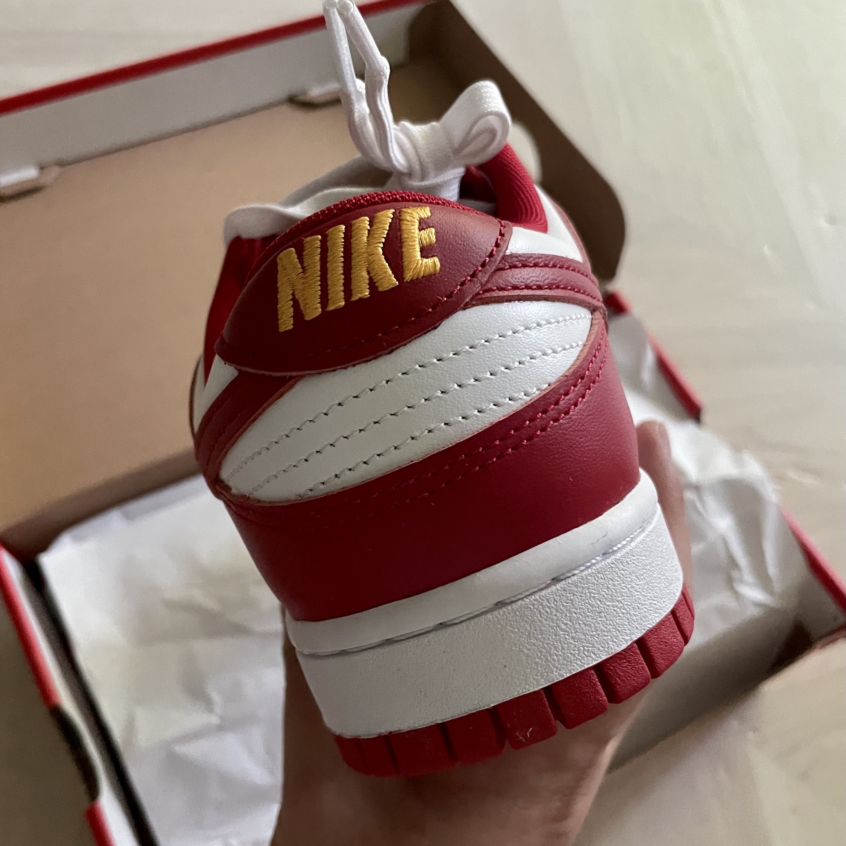 Nike Dunk Low Retro Gym Red 착용 스타일 - 3
