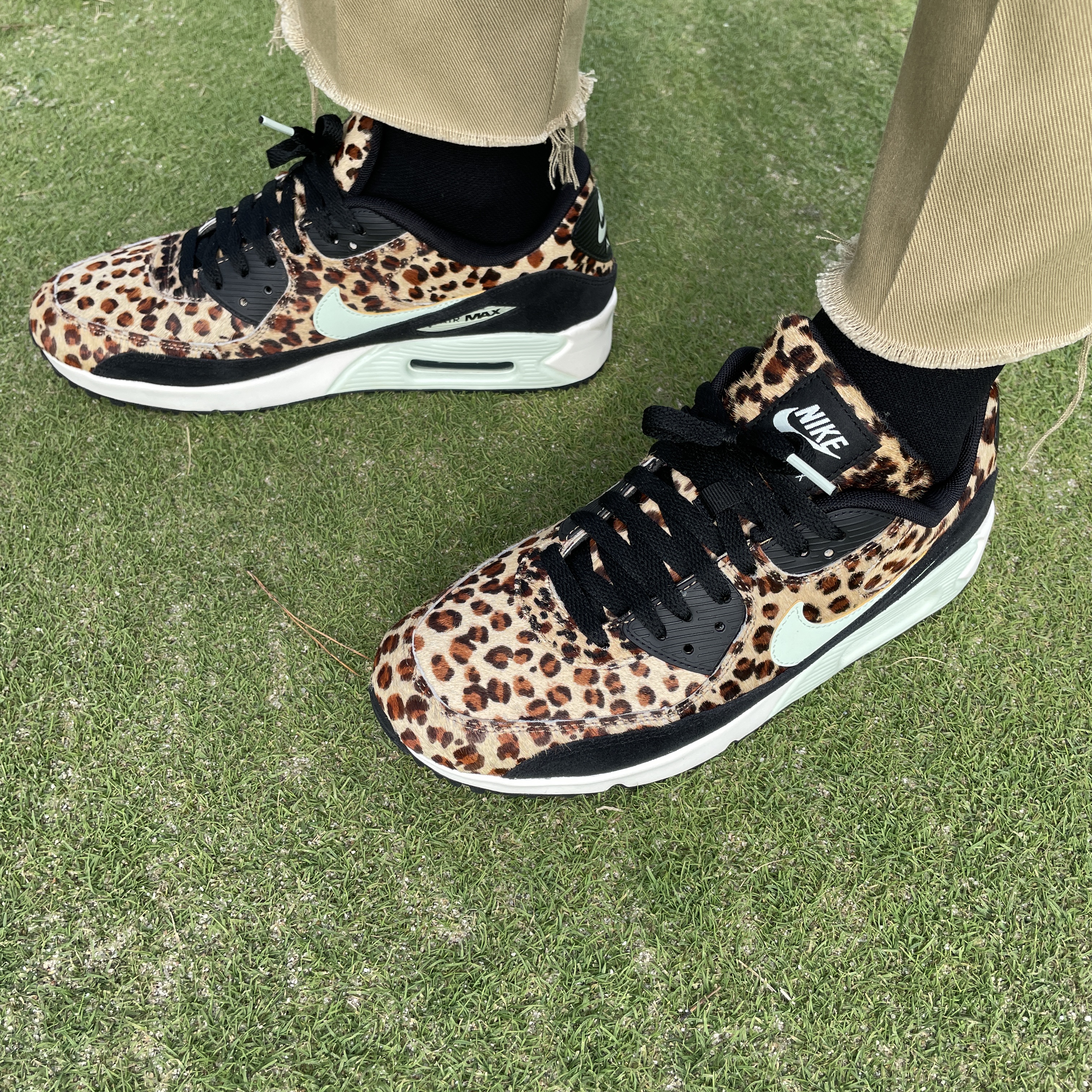 Nike Air Max 90 G NRG Leopard 착용 스타일 - 5
