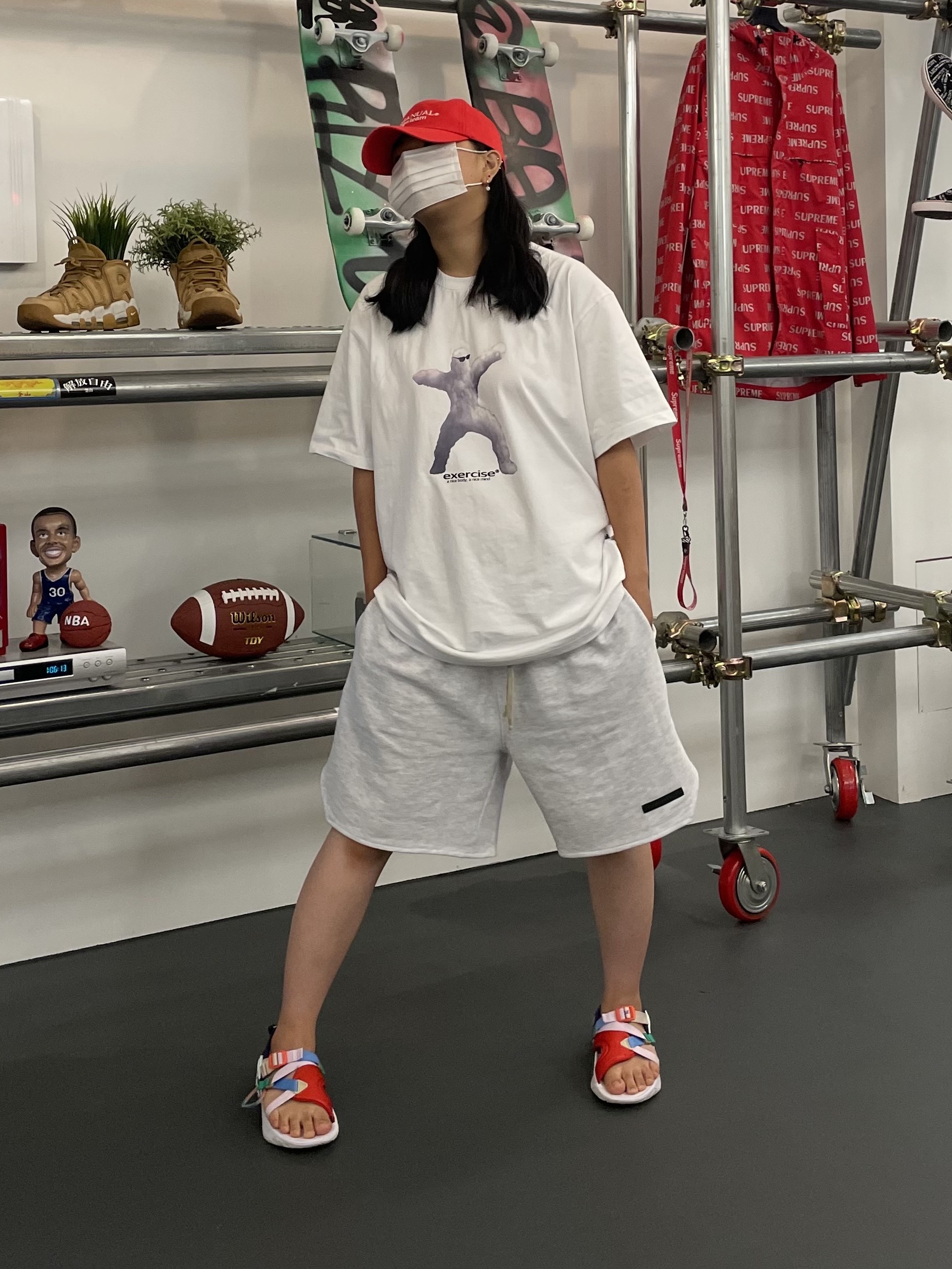Nike Oneonta Be True 착용 스타일