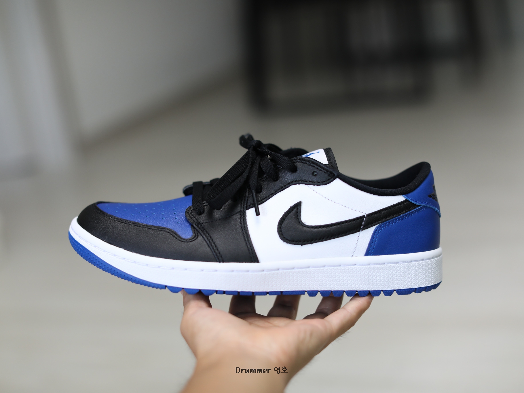 Jordan 1 Low Golf Sport Royal 착용 스타일 - 3
