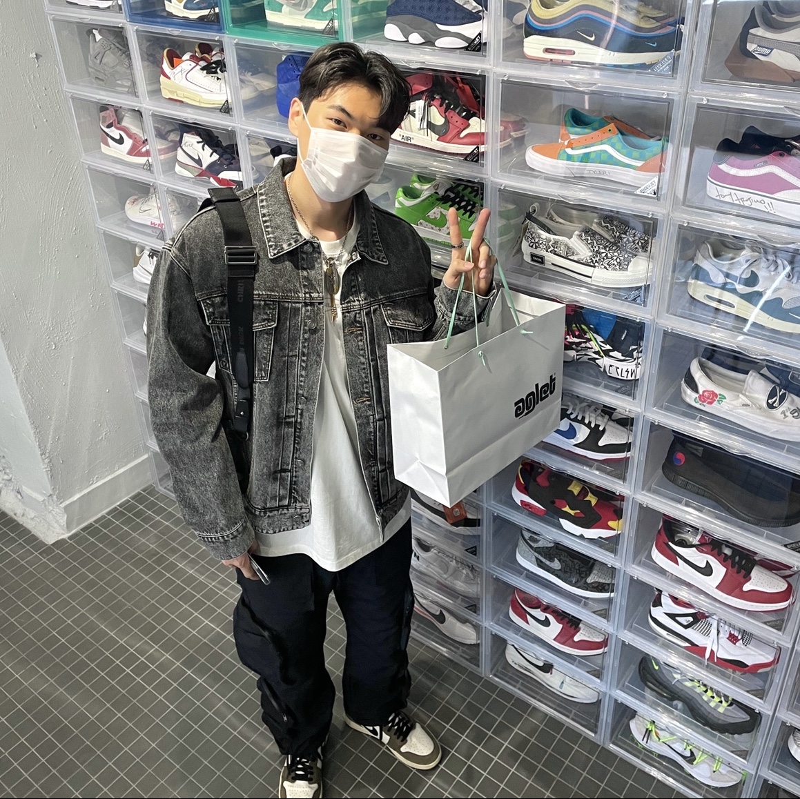 Jordan 1 x Travis Scott Retro High OG SP Mocha 착용 스타일
