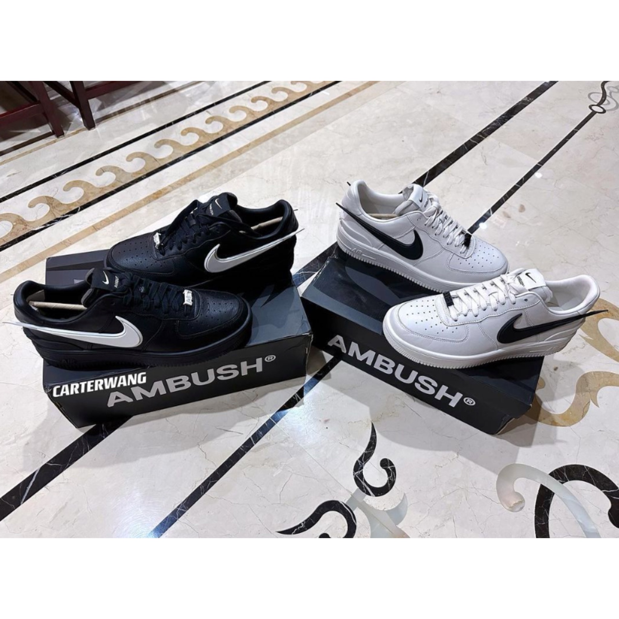 Nike x Ambush Air Force 1 Low SP Black, Nike x Ambush Air Force 1 Low SP Phantom 착용 스타일 - 4