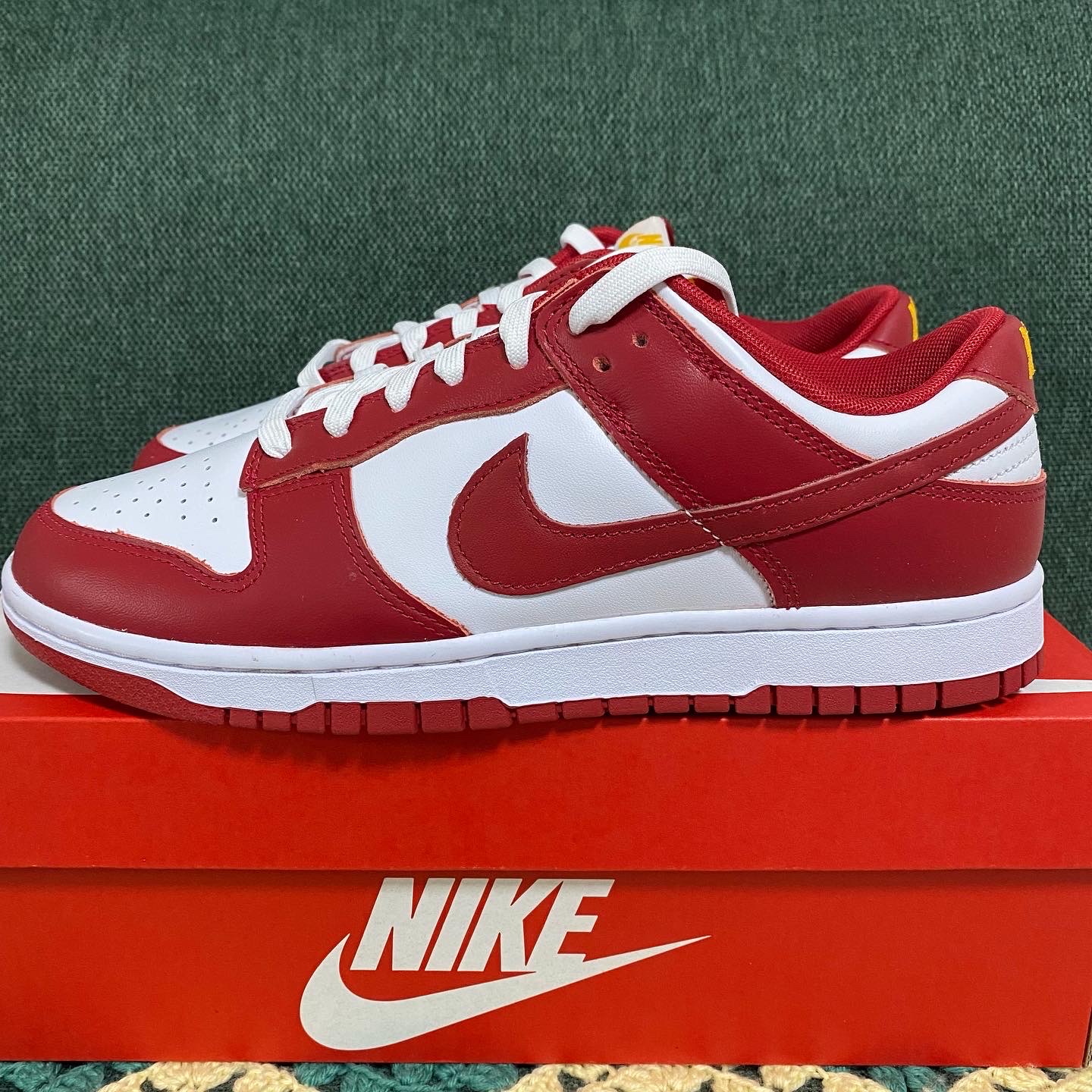 Nike Dunk Low Retro Gym Red 착용 스타일 - 3