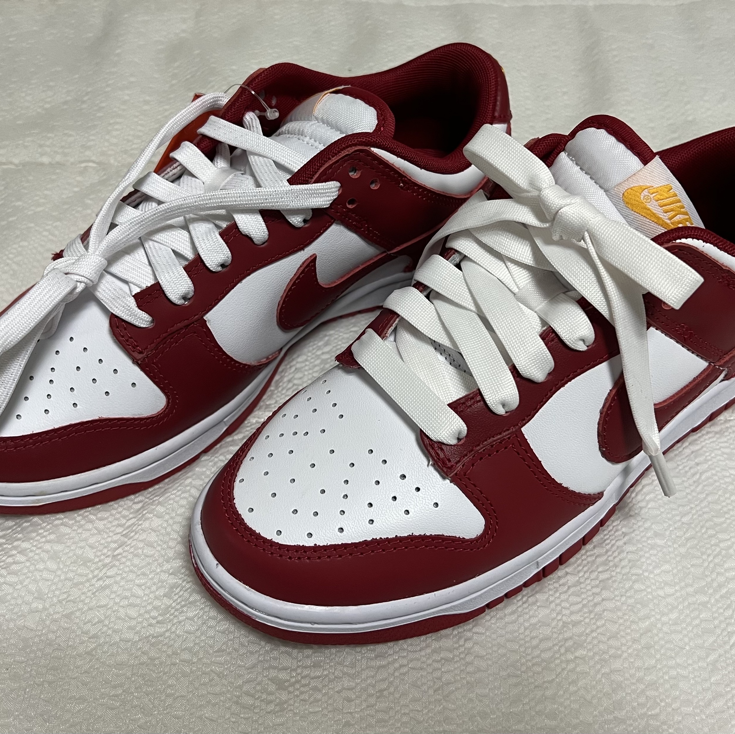 Nike Dunk Low Retro Gym Red 착용 스타일 - 1