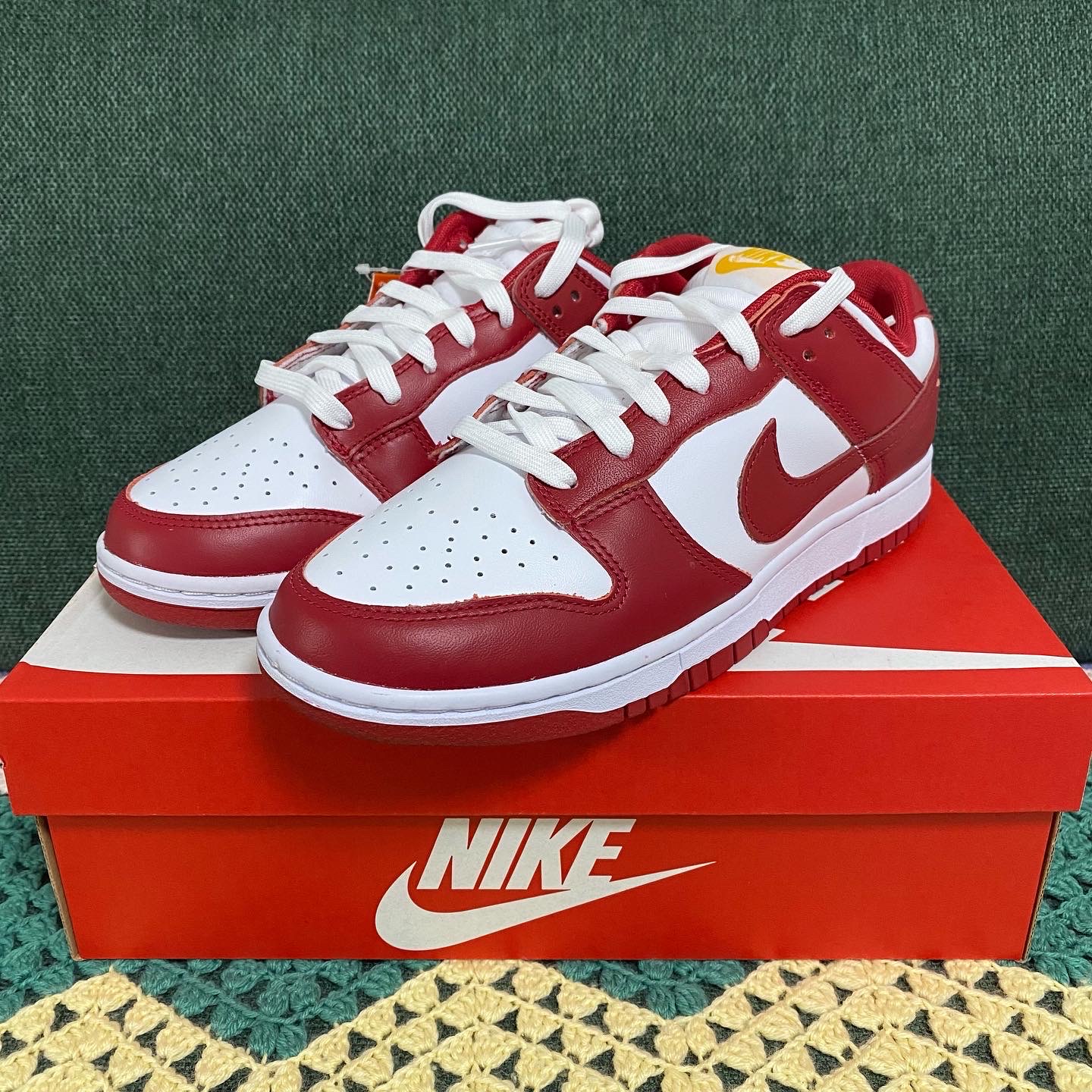 Nike Dunk Low Retro Gym Red 착용 스타일 - 2