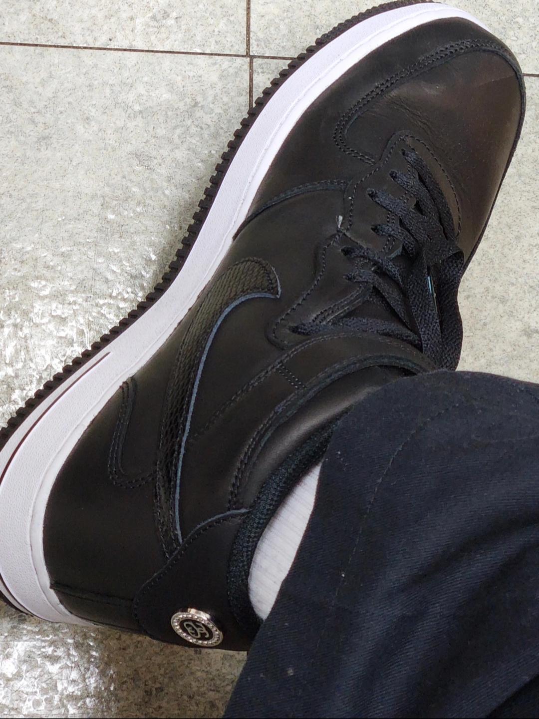 Nike x Stussy Air Force 1 '07 Mid SP Black 착용 스타일
