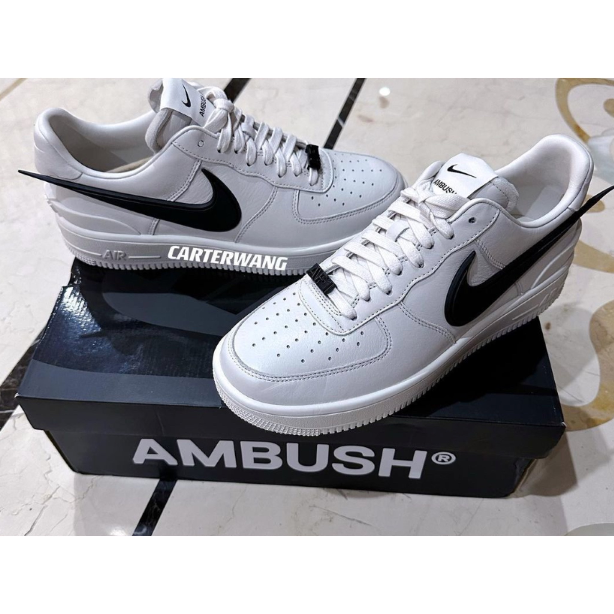 Nike x Ambush Air Force 1 Low SP Black, Nike x Ambush Air Force 1 Low SP Phantom 착용 스타일 - 2