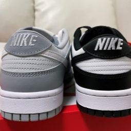 Nike Dunk Low Retro Wolf Grey, Nike Dunk Low Retro Black 착용 스타일