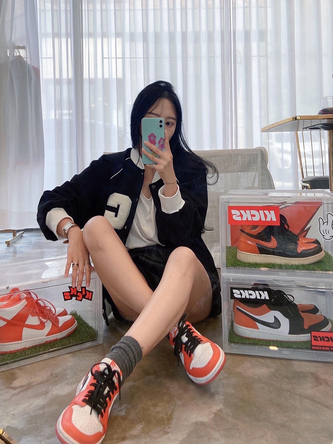 (W) Jordan 1 Low OG Starfish, Jordan 1 Low OG Starfish 착용 스타일 - 3