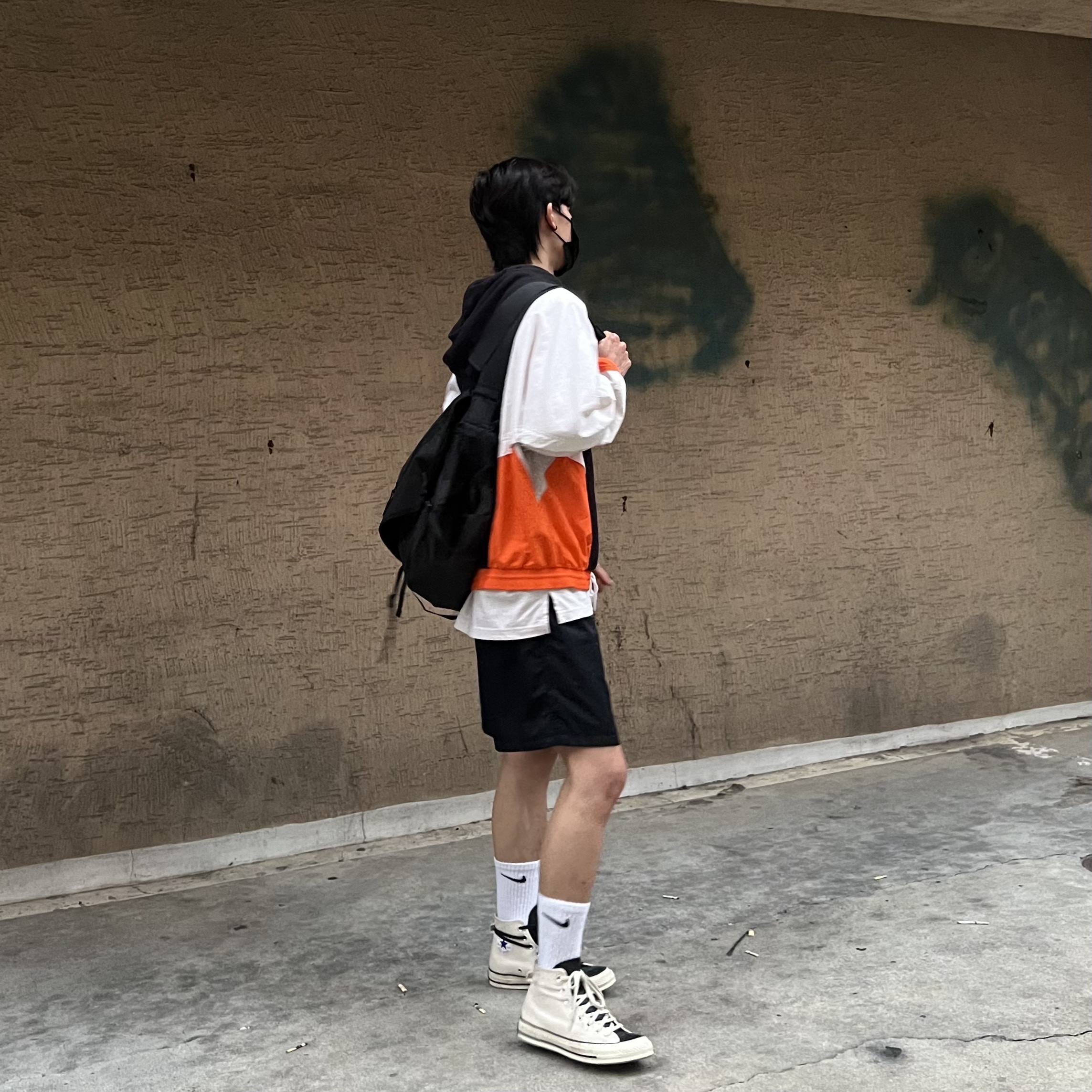 Converse x Fear of God Essentials Chuck 70 Hi Natural 2020 착용 스타일 - 2