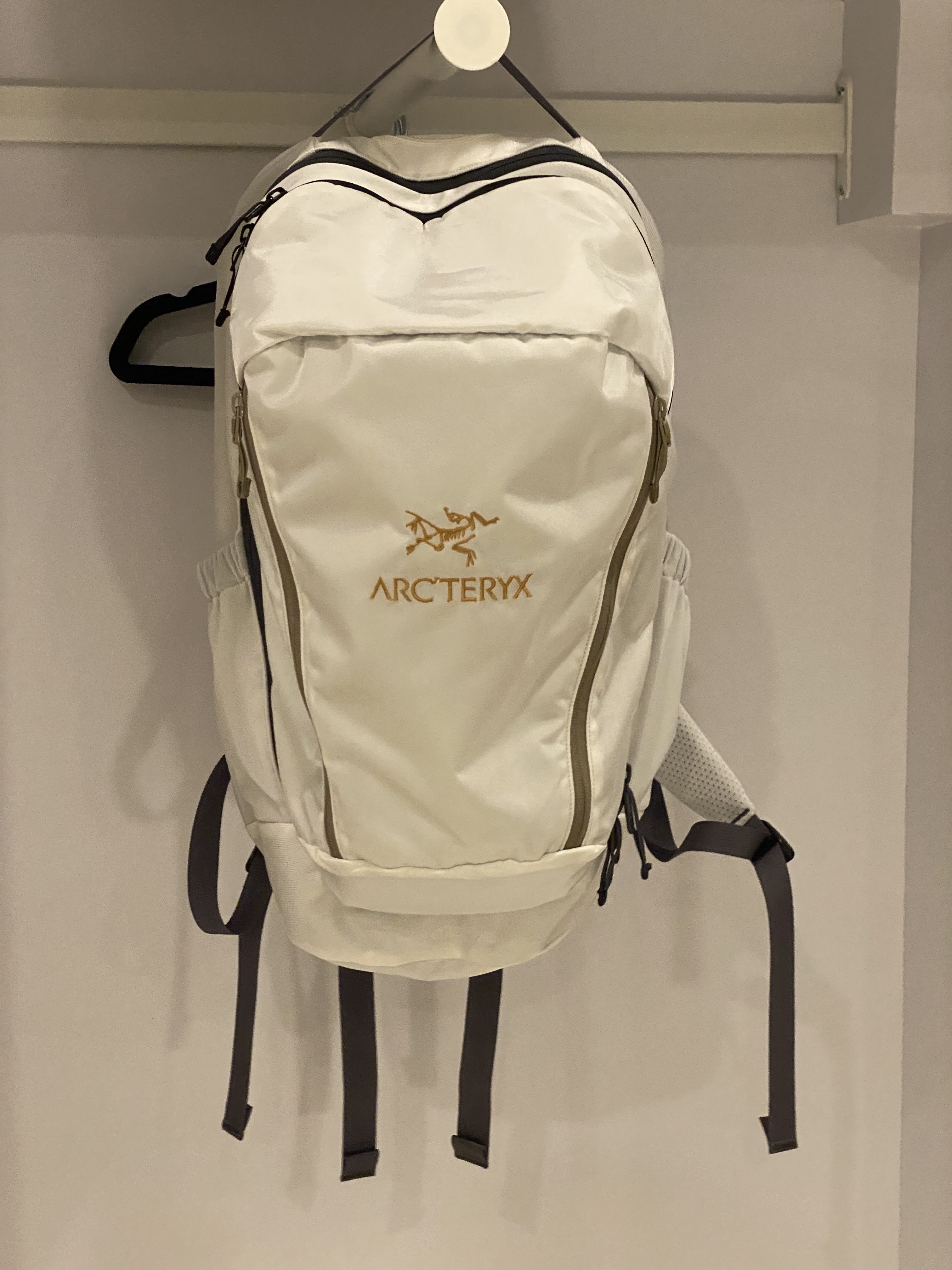 Arc'teryx x Beams Mantis 26 Backpack White 착용 스타일 - 1