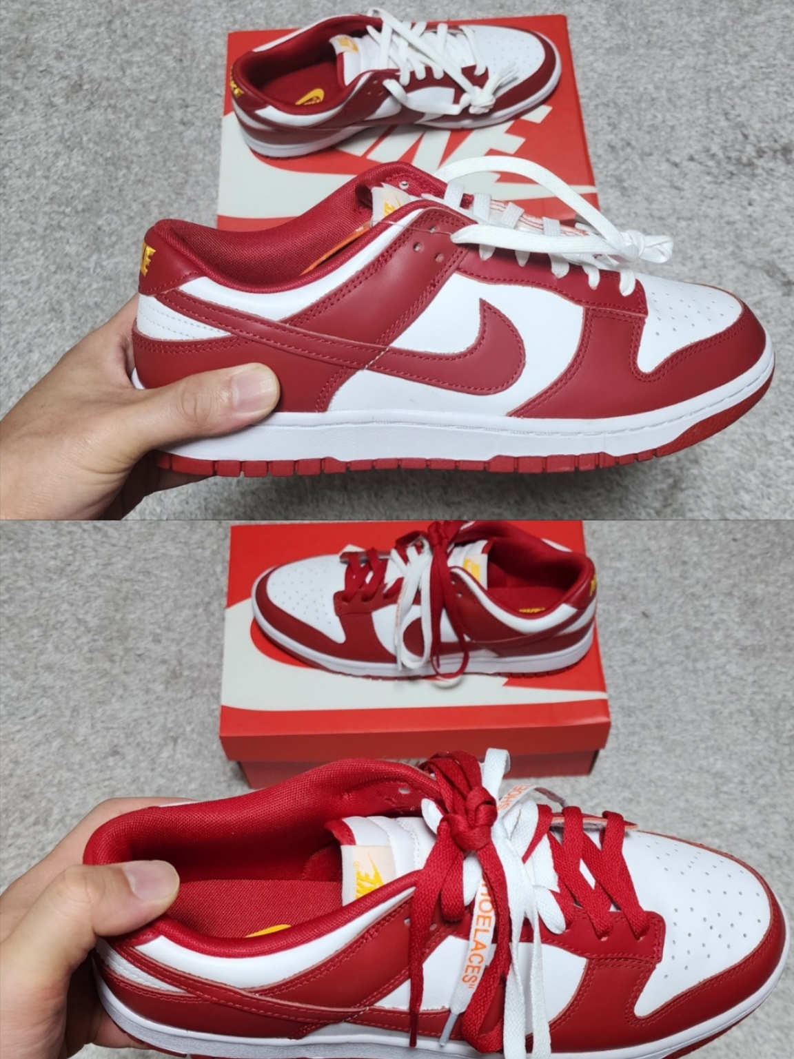 Nike Dunk Low Retro Gym Red 착용 스타일
