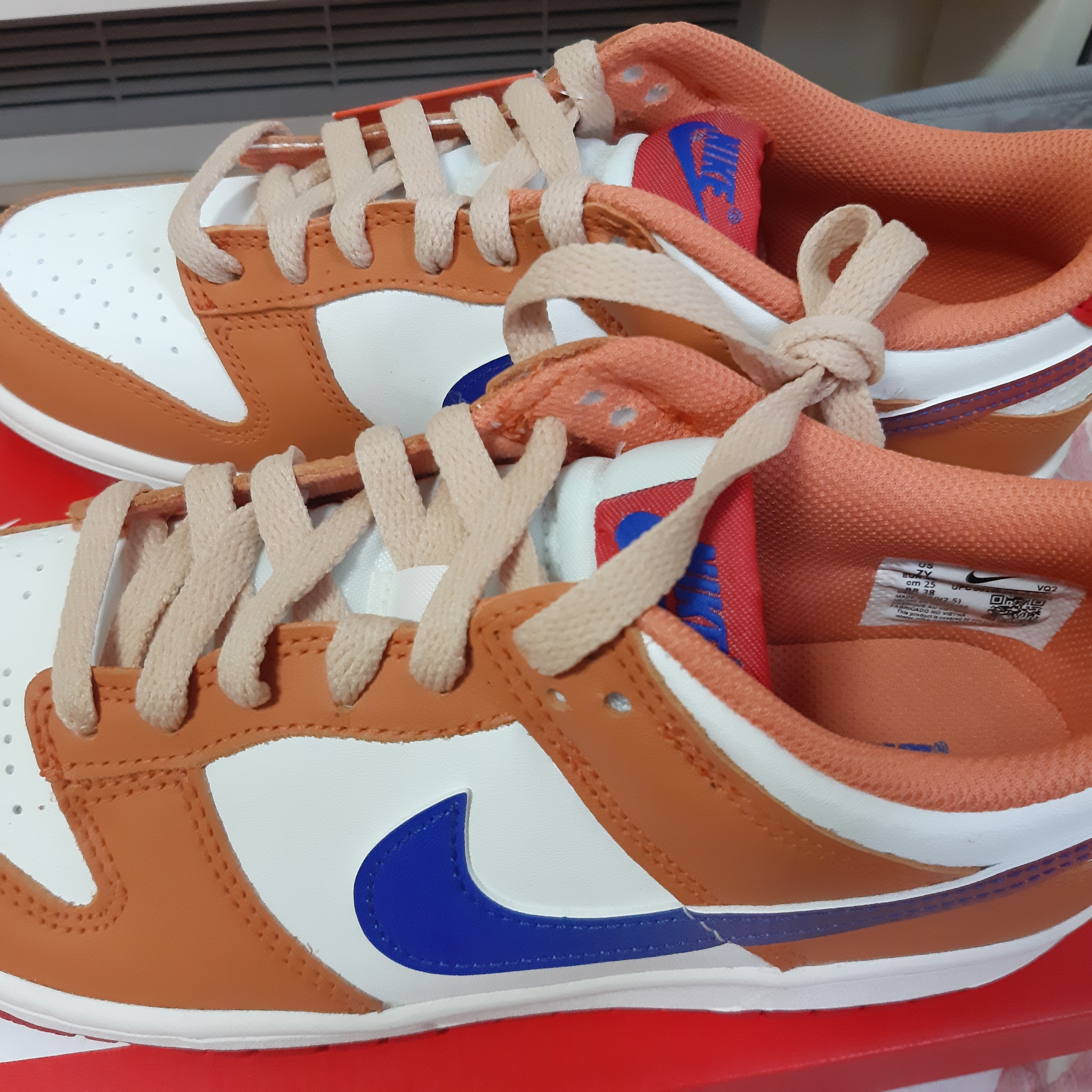 (GS) Nike Dunk Low Hot Curry and Game Royal 착용 스타일 - 1