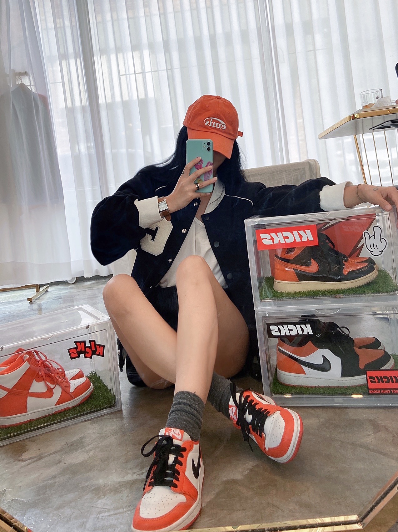 (W) Jordan 1 Low OG Starfish, Jordan 1 Low OG Starfish 착용 스타일 - 4