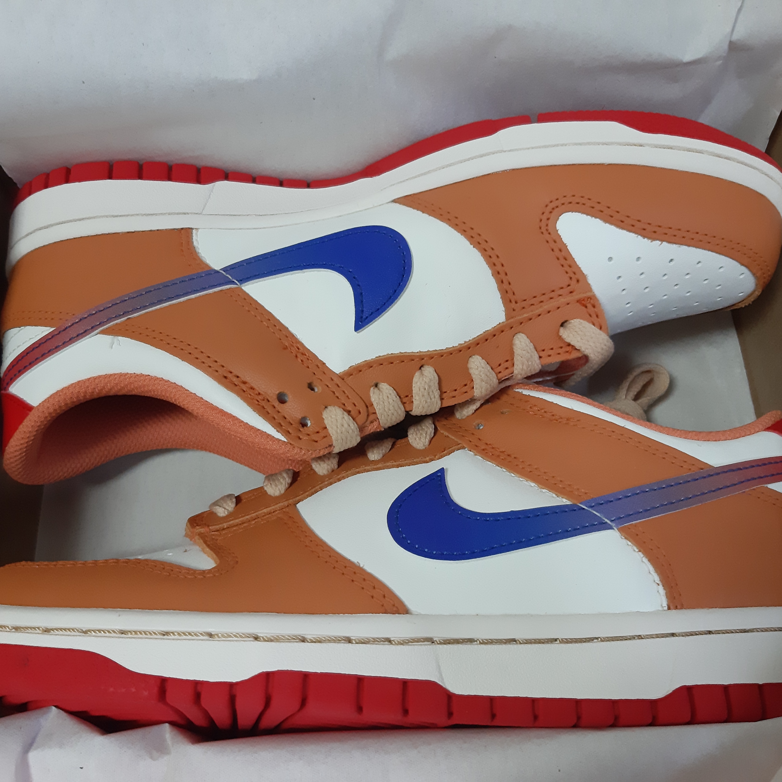 (GS) Nike Dunk Low Hot Curry and Game Royal 착용 스타일 - 2