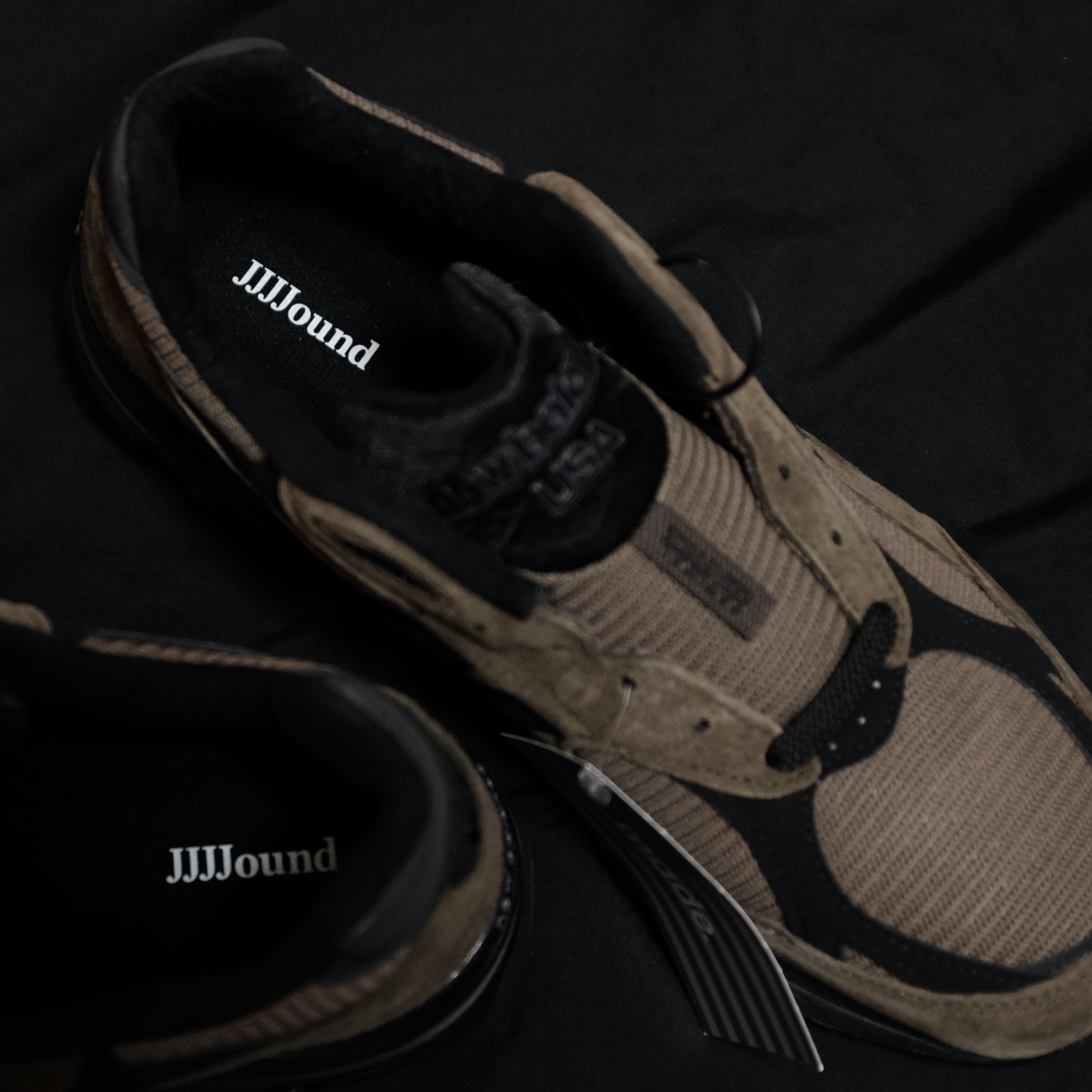 New Balance x JJJJound 990v3 Brown Black 착용 스타일