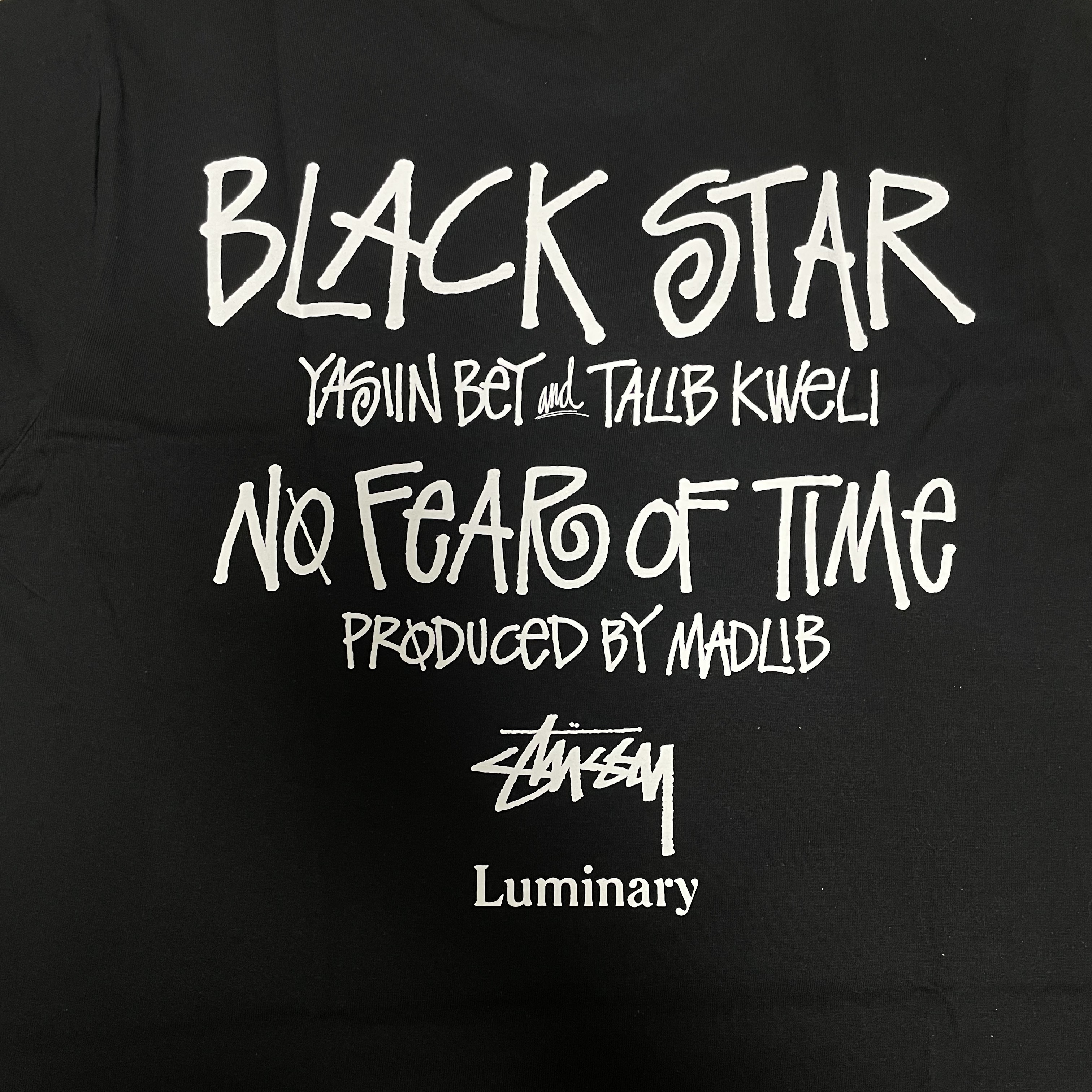 Stussy Black Star T-Shirt Black 착용 스타일 - 1