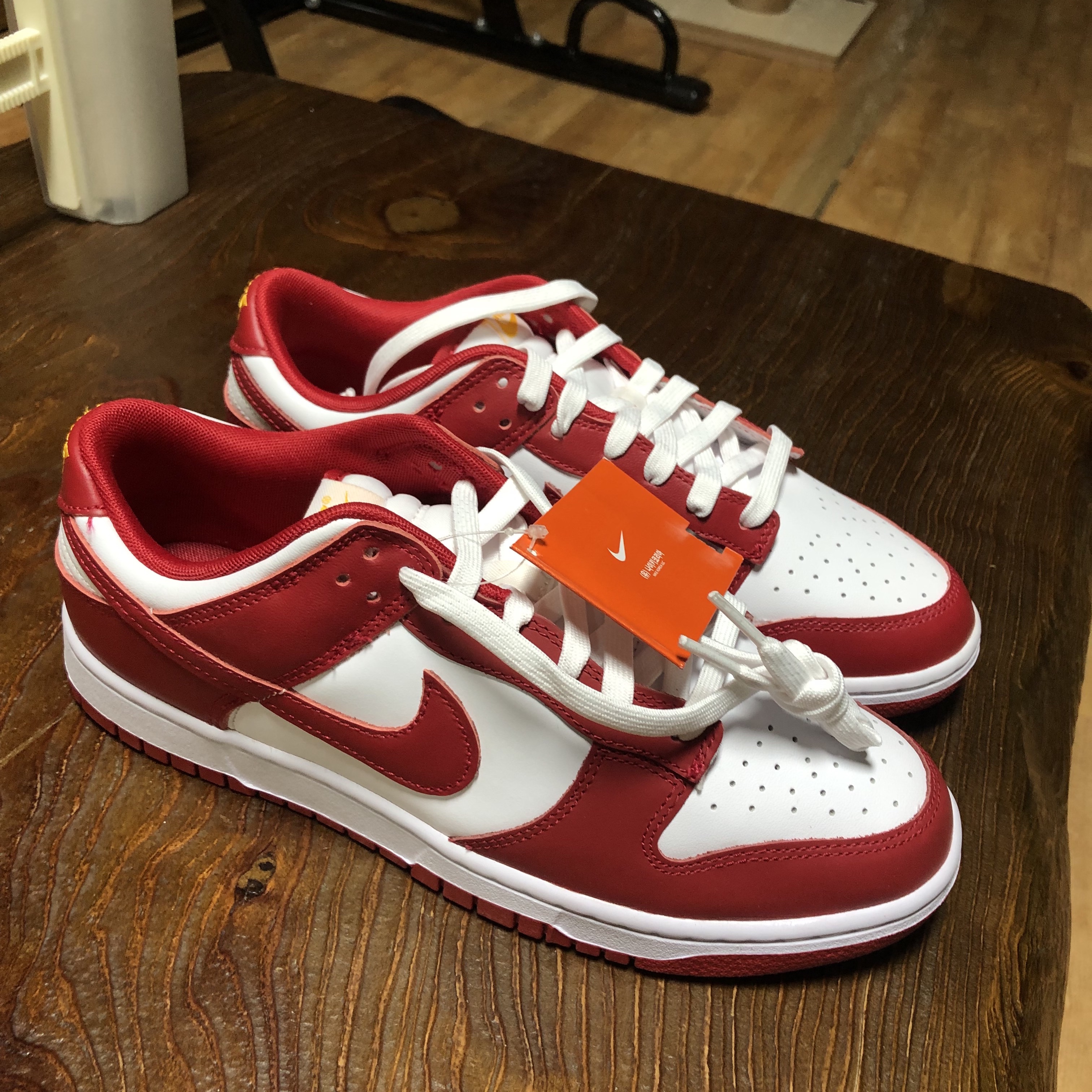 Nike Dunk Low Retro Gym Red 착용 스타일 - 1