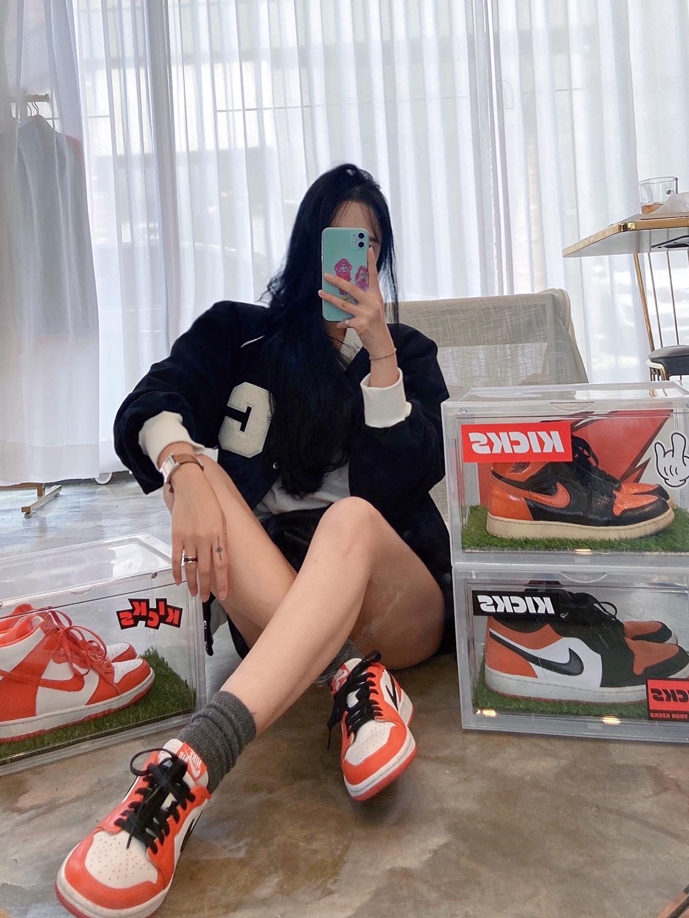 (W) Jordan 1 Low OG Starfish, Jordan 1 Low OG Starfish 착용 스타일 - 1