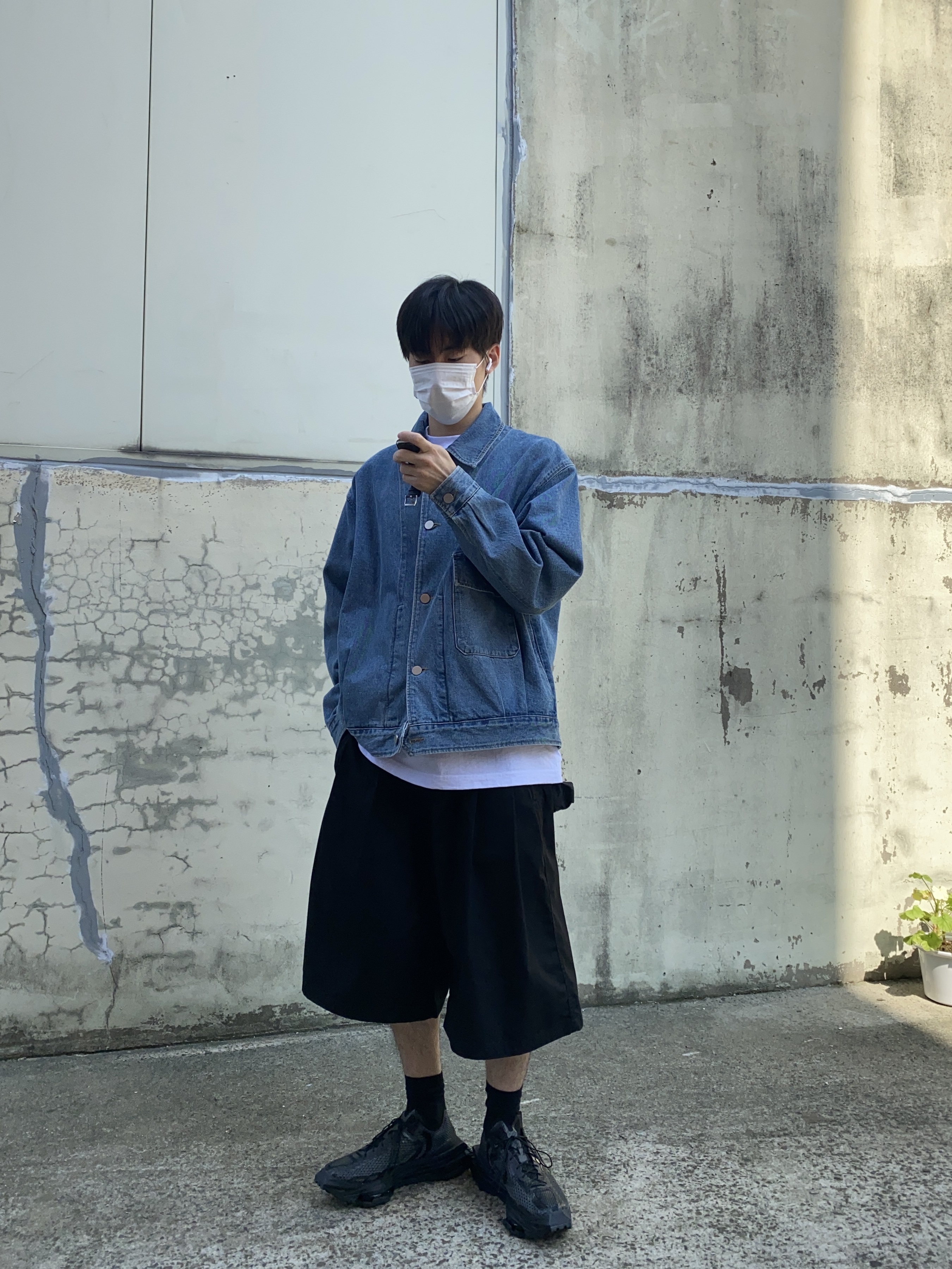 Nike x Matthew M Williams Zoom 004 Triple Black 착용 스타일 - 2