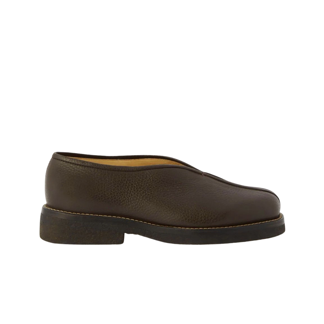 (W) 르메르 파이프드 슬리퍼 다크 초콜릿((W) Lemaire Piped Slippers Dark Chocolate) - 1