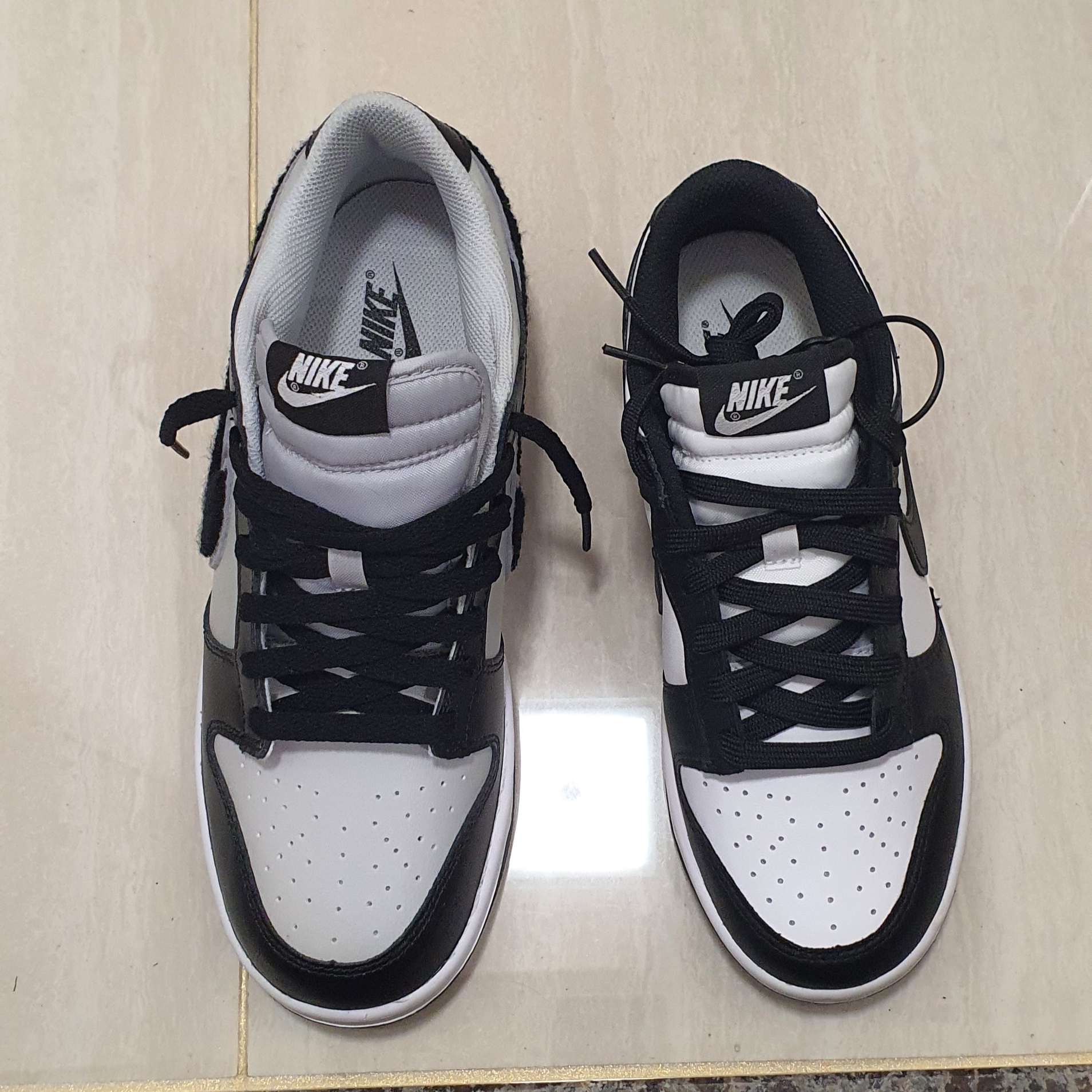 Nike Dunk Low Retro Grey Fog Black, (W) Nike Dunk Low Black 착용 스타일