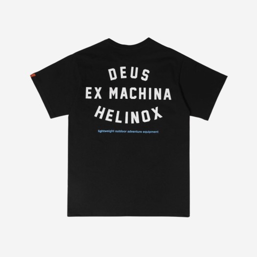 헬리녹스 x 데우스 엑스 마키나 티셔츠 블랙