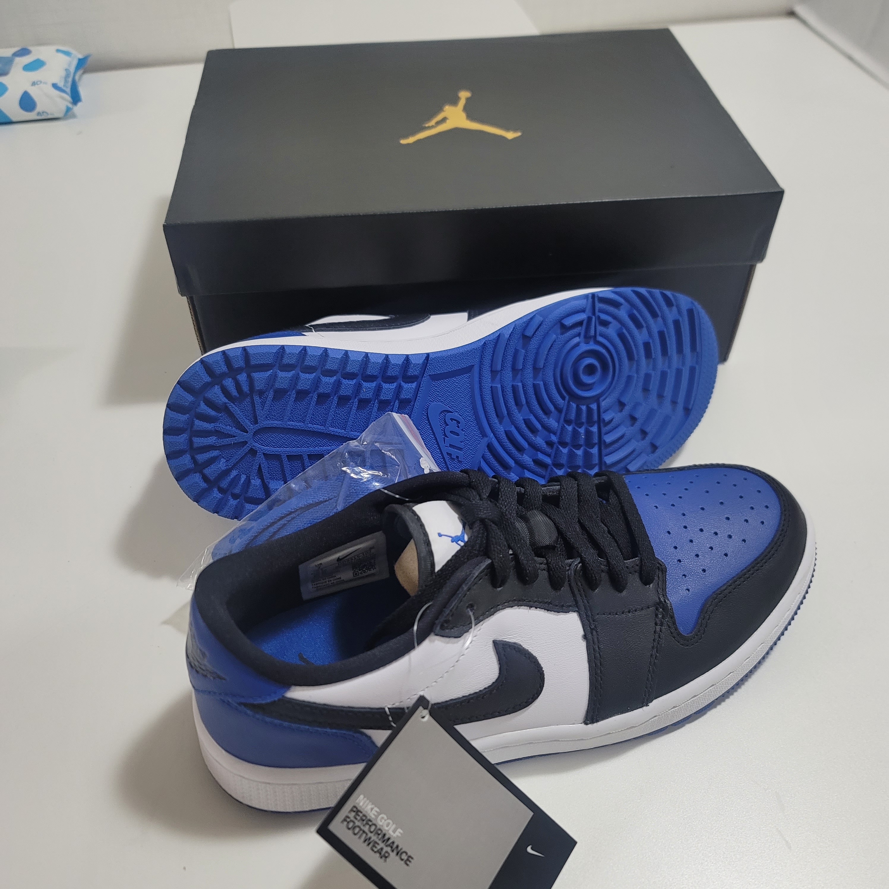 Jordan 1 Low Golf Sport Royal 착용 스타일 - 2