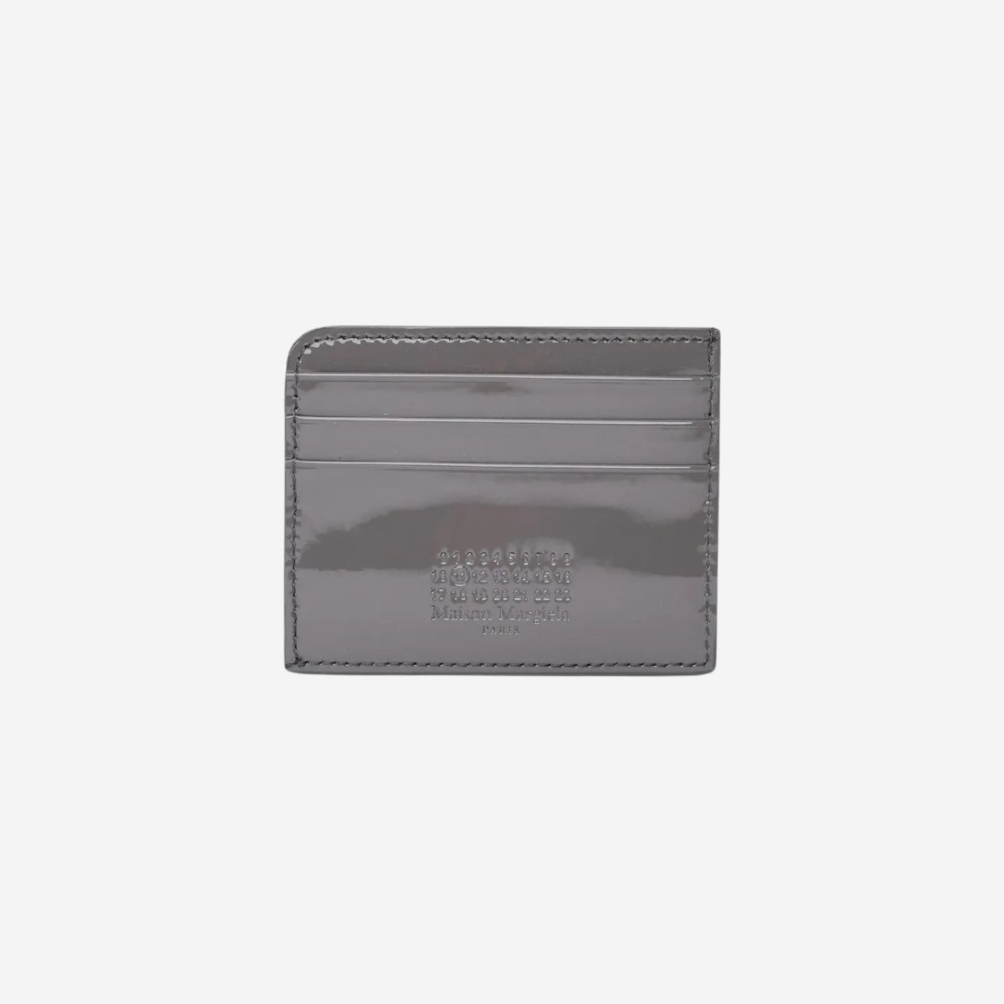 Maison Margiela Vernice Logo Card Holder Dark Grey 상세 이미지 2