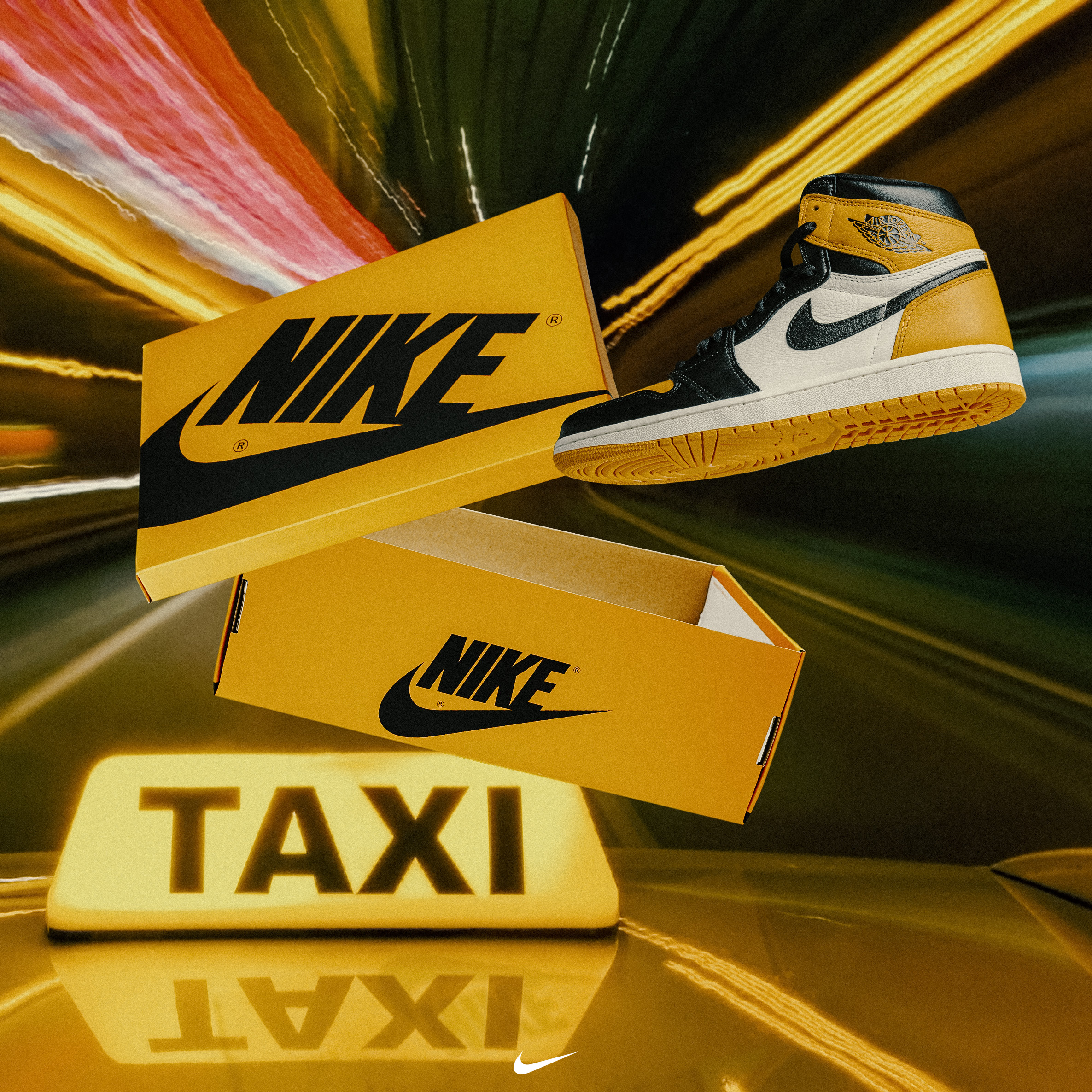 Jordan 1 Retro High OG Taxi 착용 스타일