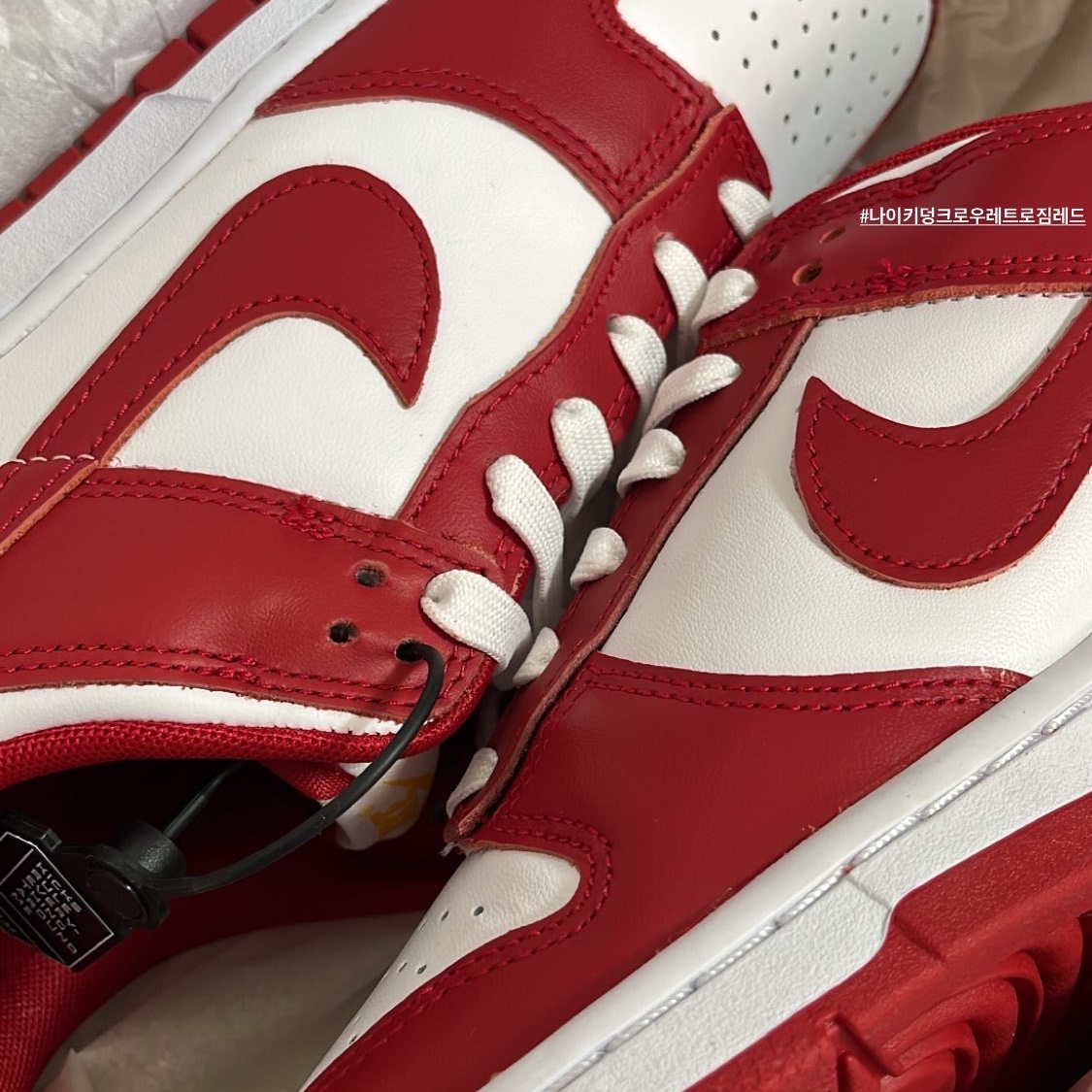 Nike Dunk Low Retro Gym Red 착용 스타일