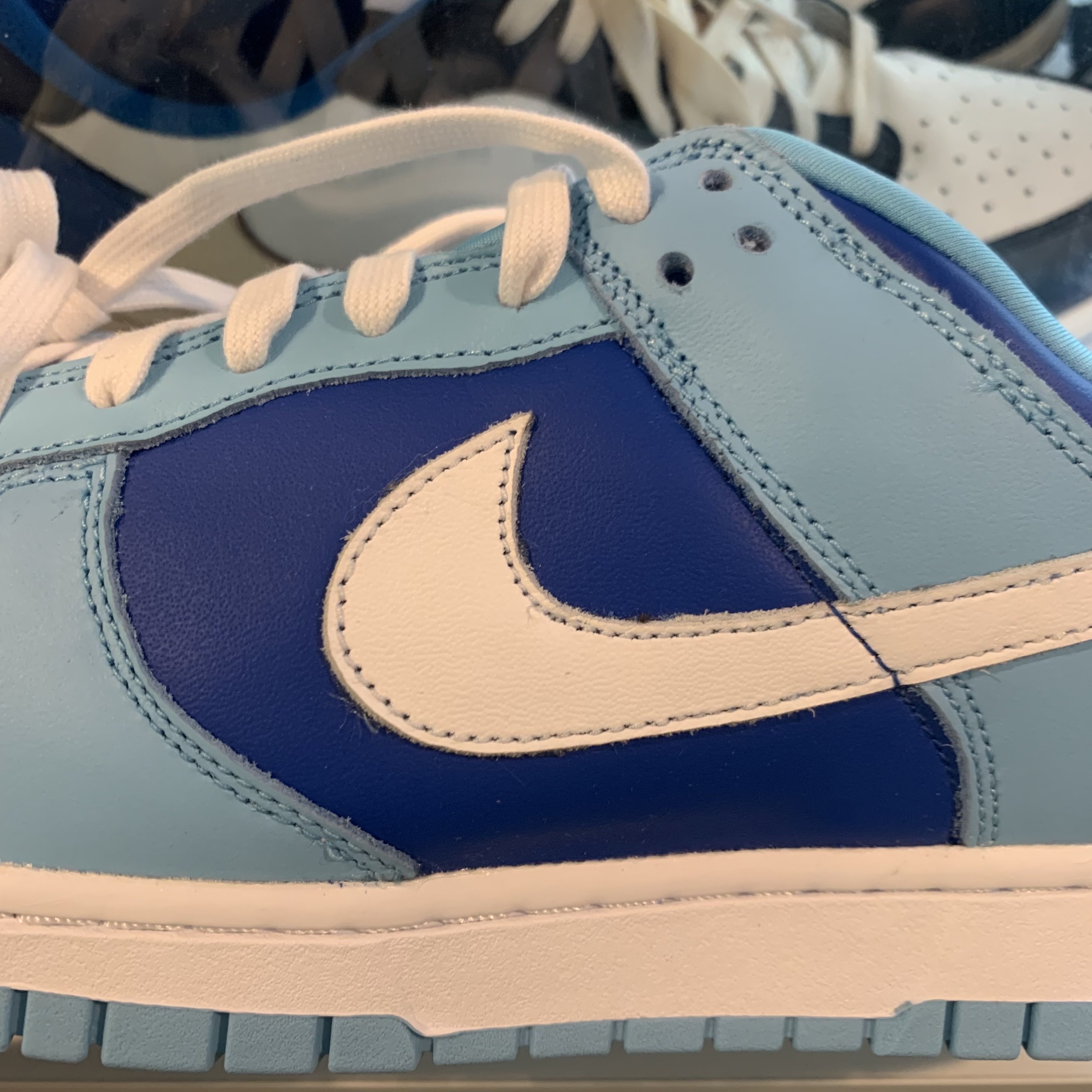 Nike Dunk Low Retro QS Argon 착용 스타일 - 2