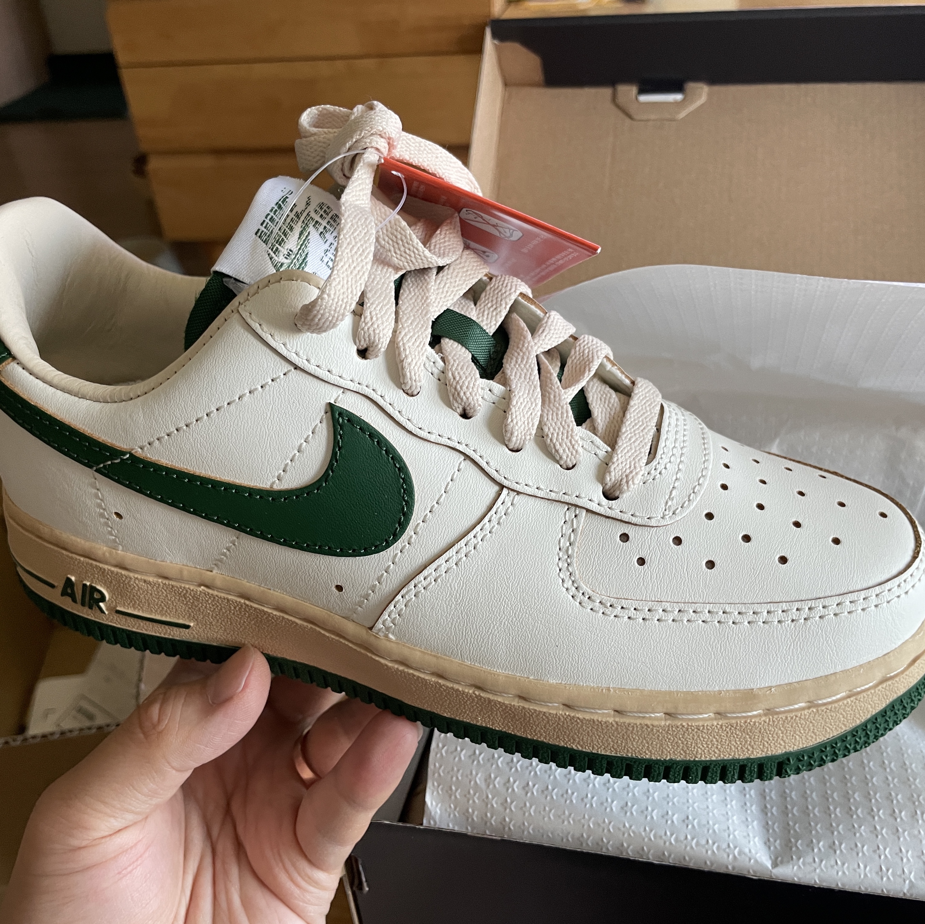 (W) Nike Air Force 1 Low Gorge Green 착용 스타일