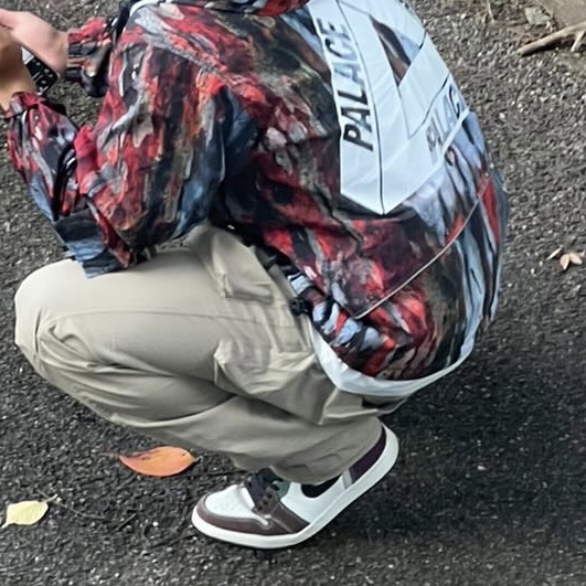 Jordan 1 Retro High OG Craft, Palace Utility Jacket Tree Bark - 21FW 착용 스타일