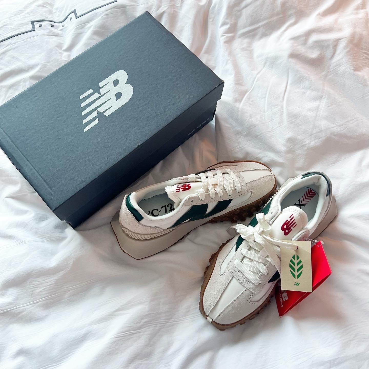 New Balance XC-72 Sea Salt Nightwatch Green 착용 스타일 - 2