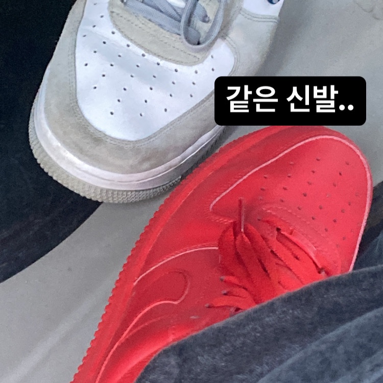 Nike Air Force 1 '07 LV8 Low 1 Triple Red, Nike Air Force 1 '07 LV8 Athletic Club Light Smoke Grey Marina 착용 스타일 - 3