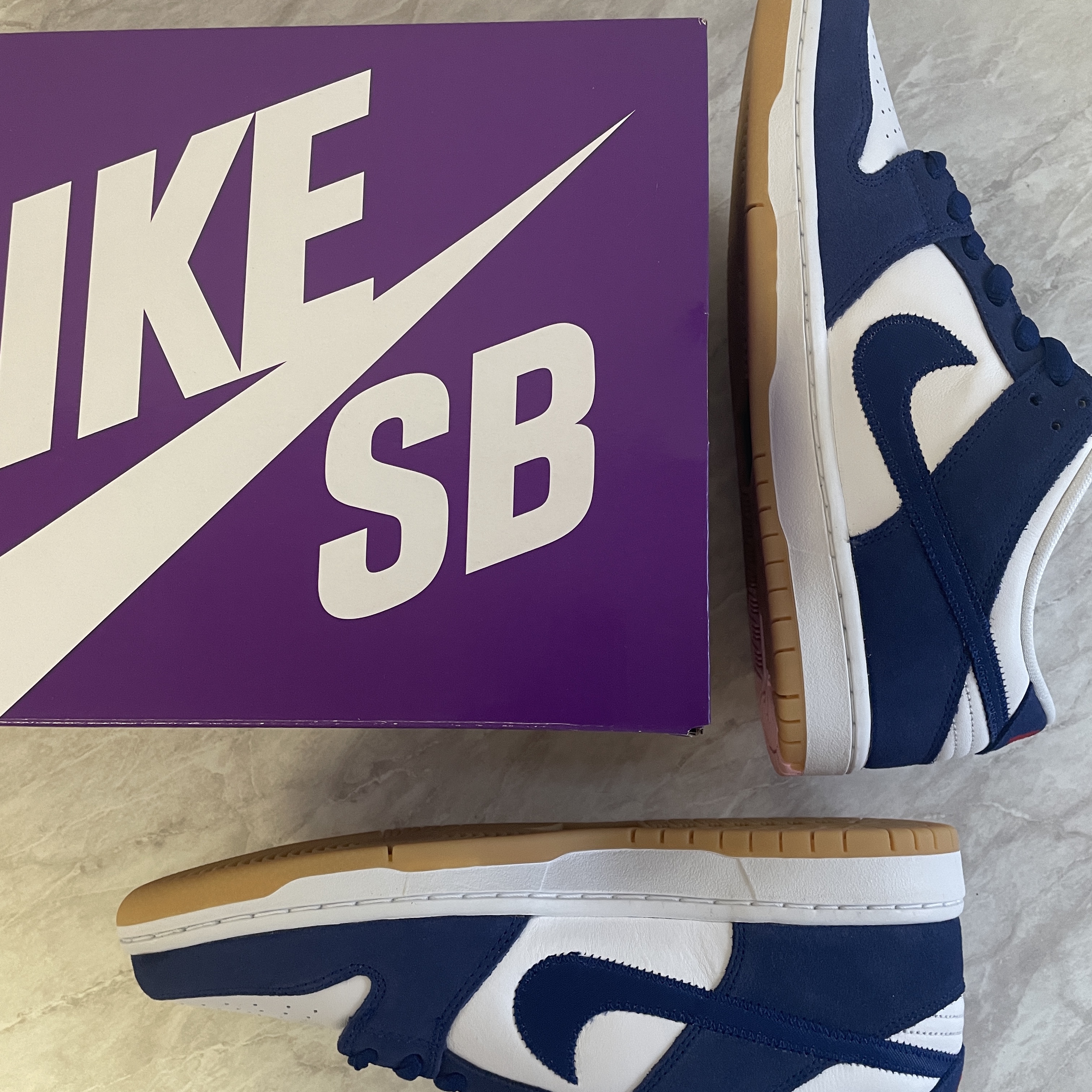 Nike SB Dunk Low Pro Premium Deep Royal Blue 착용 스타일 - 3