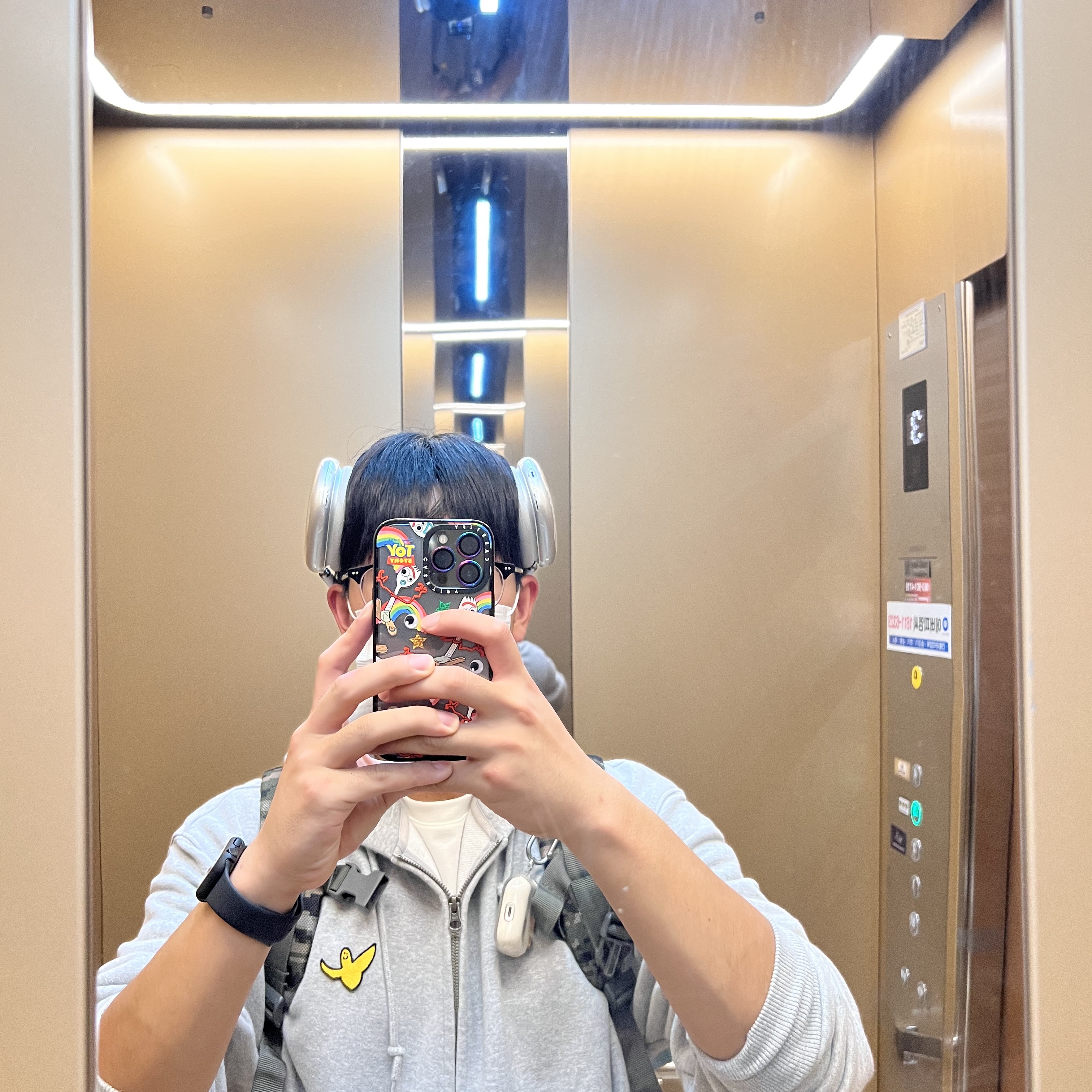 Apple AirPods Max Lightning Silver (Korean Ver.) 착용 스타일