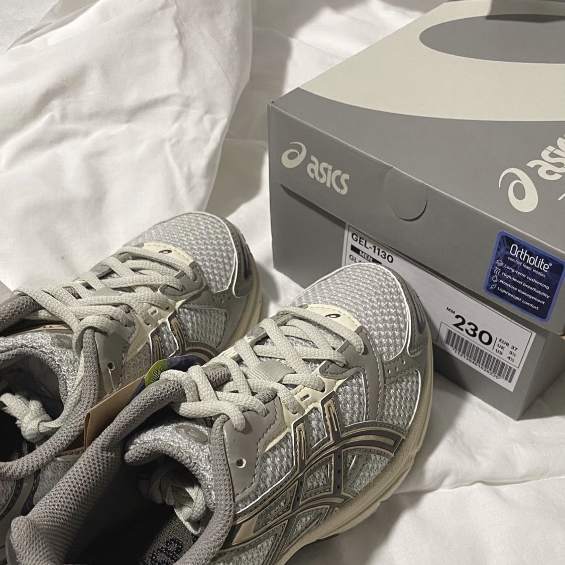 Asics x I4P Gel-1130 Glacier Grey Mink 착용 스타일
