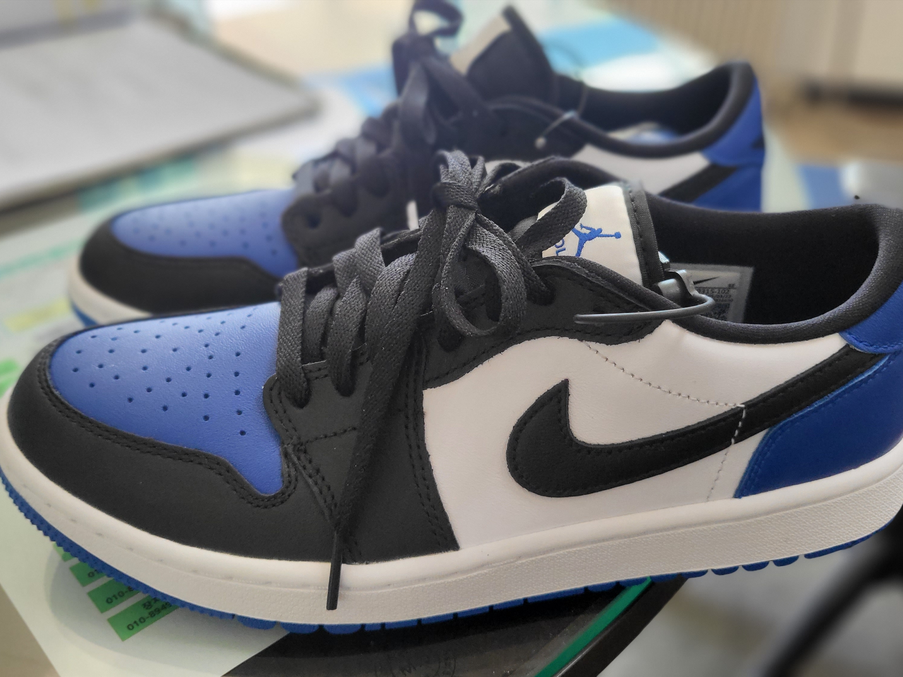 Jordan 1 Low Golf Sport Royal 착용 스타일