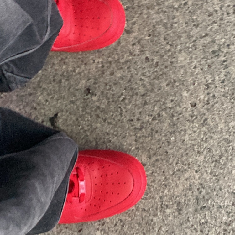 Nike Air Force 1 '07 LV8 Low 1 Triple Red, Nike Air Force 1 '07 LV8 Athletic Club Light Smoke Grey Marina 착용 스타일 - 2
