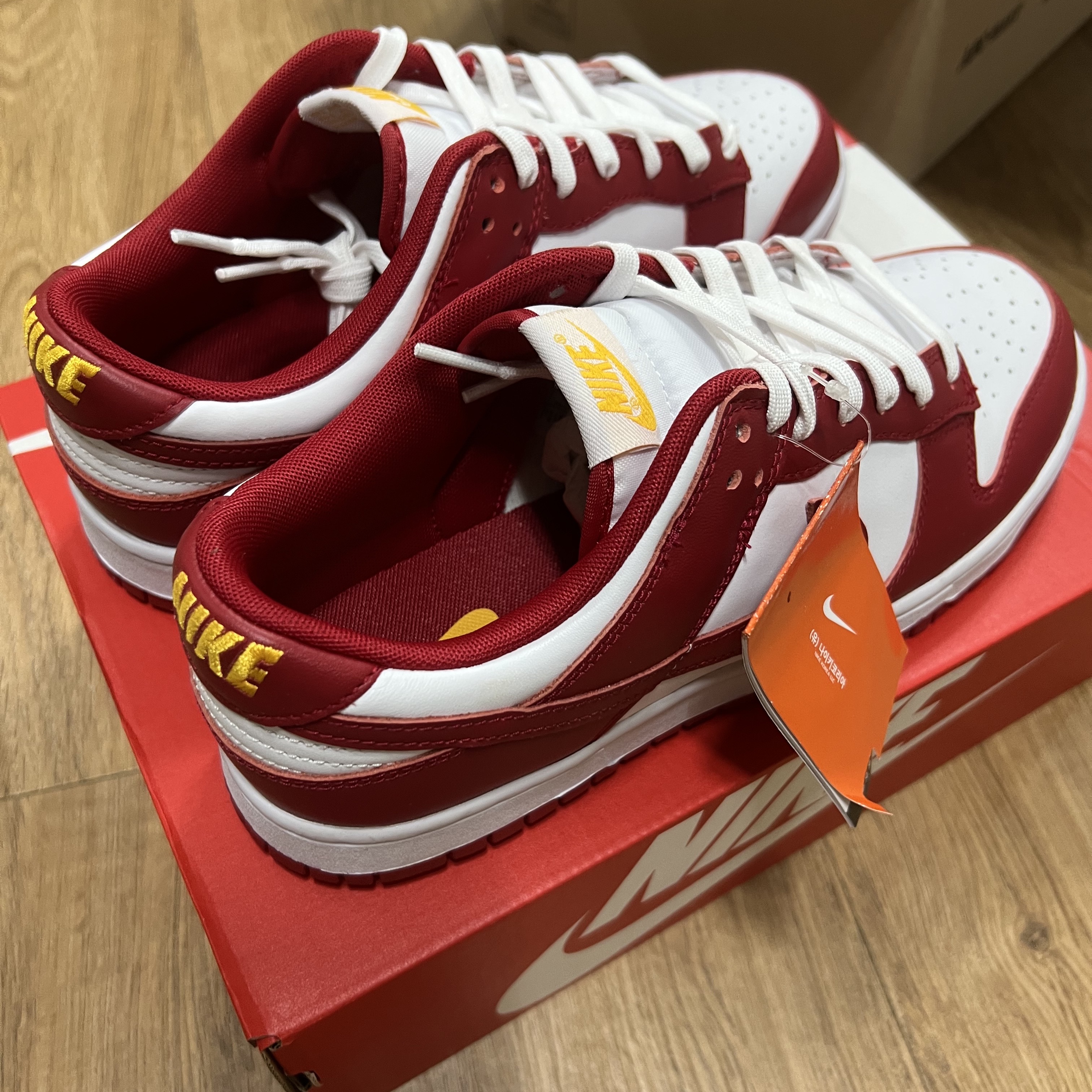 Nike Dunk Low Retro Gym Red 착용 스타일 - 2